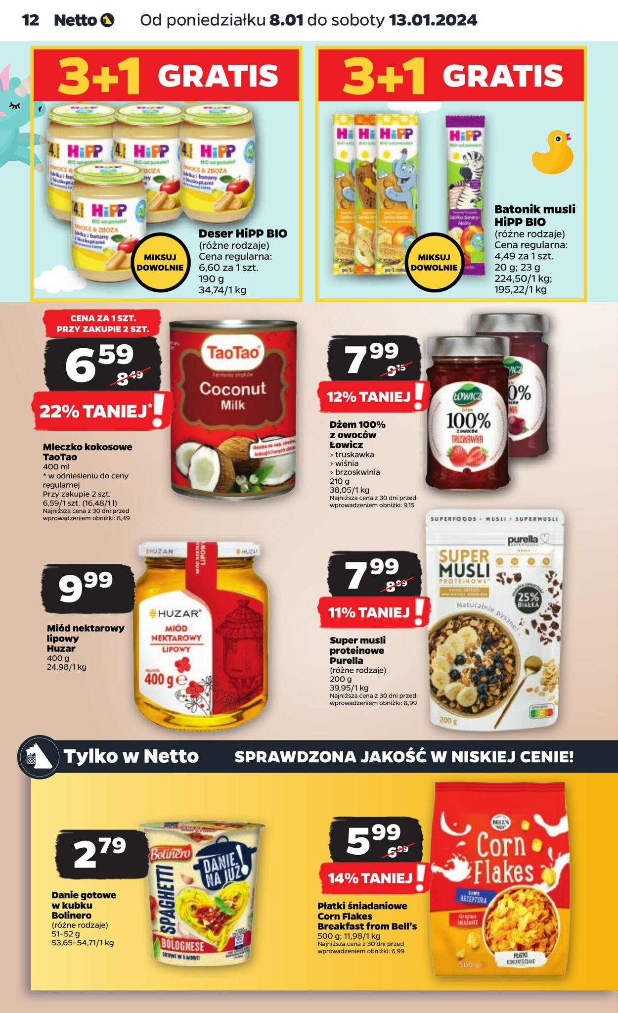 Netto Gazetka Promocyjna Ważna od 08 01 do 13 01 Strona nr 12