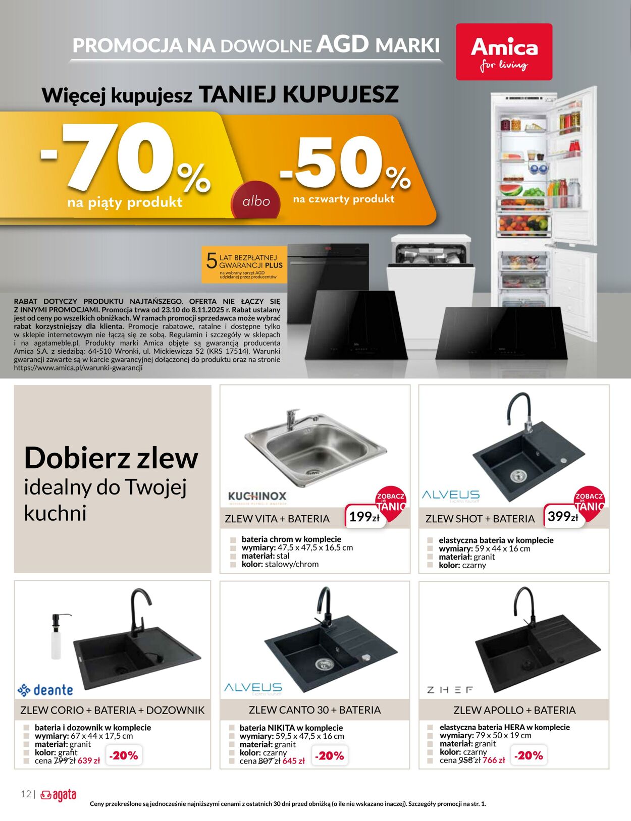Gazetka Agata Meble 23.10.2025 - 08.11.2025