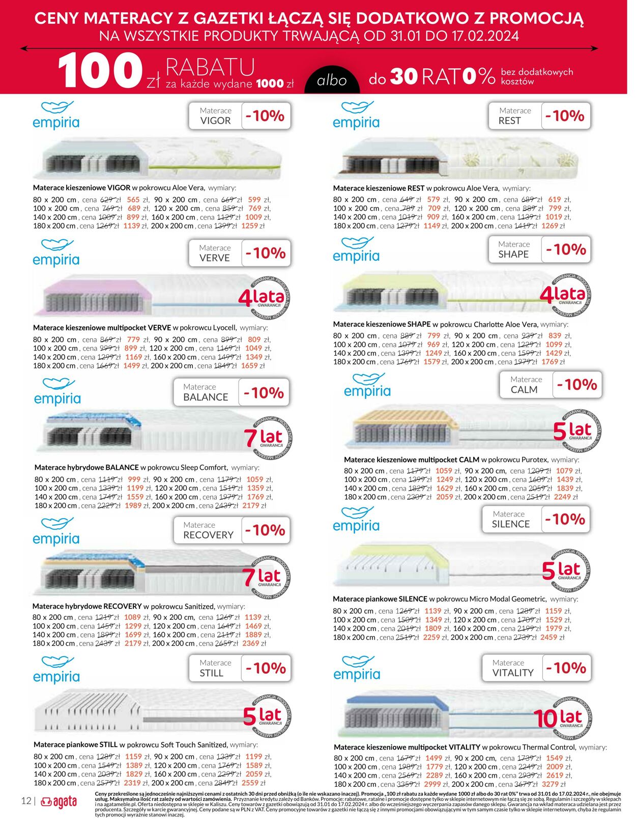 Gazetka Agata Meble 31.01.2024 - 17.02.2024