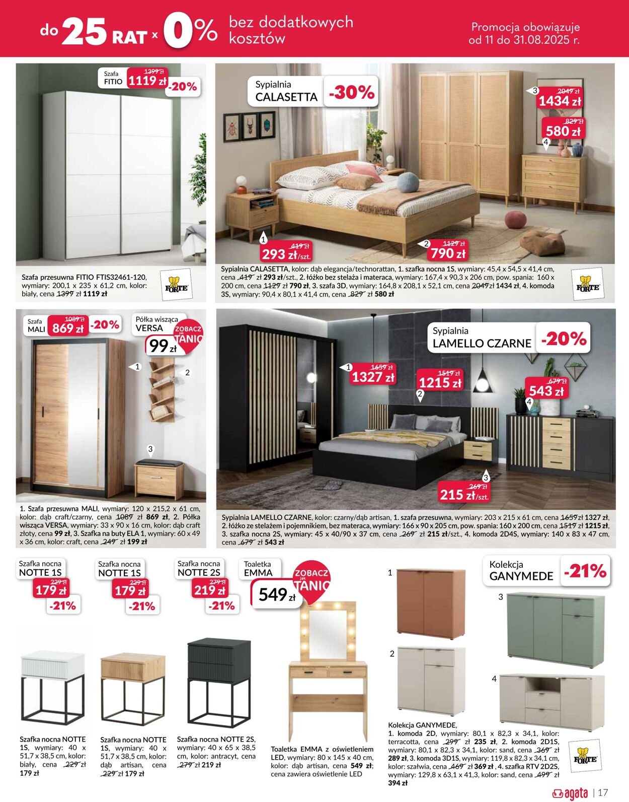 Gazetka Agata Meble 11.08.2025 - 31.08.2025