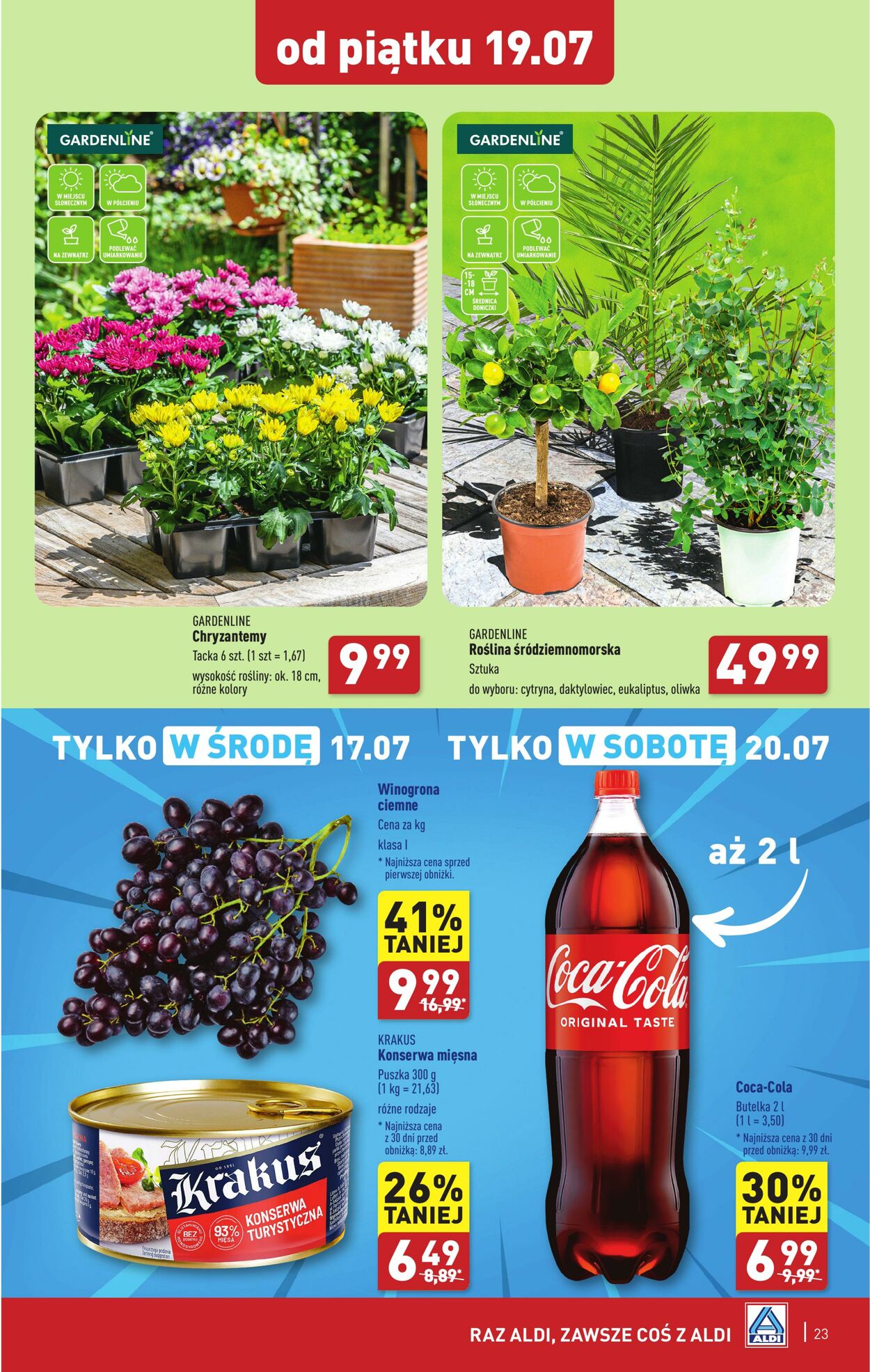 Gazetka Aldi 15.07.2024 - 20.07.2024