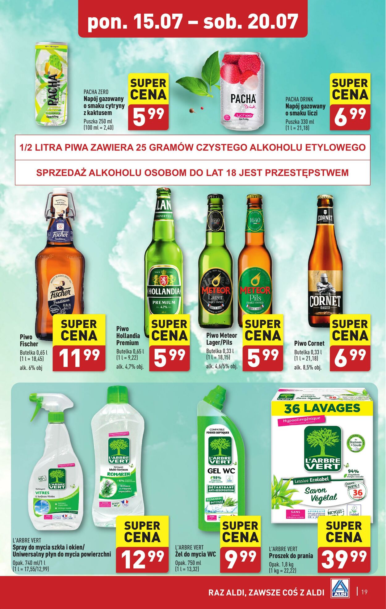 Gazetka Aldi 15.07.2024 - 20.07.2024