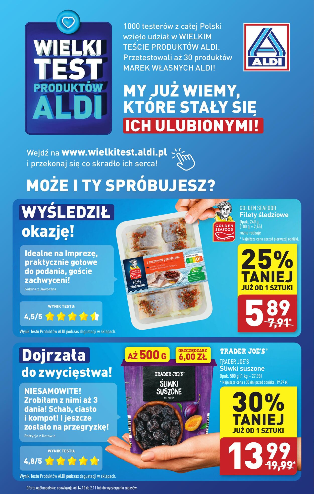 Gazetka Aldi - Aldi 14 paź, 2024 - 2 lis, 2024