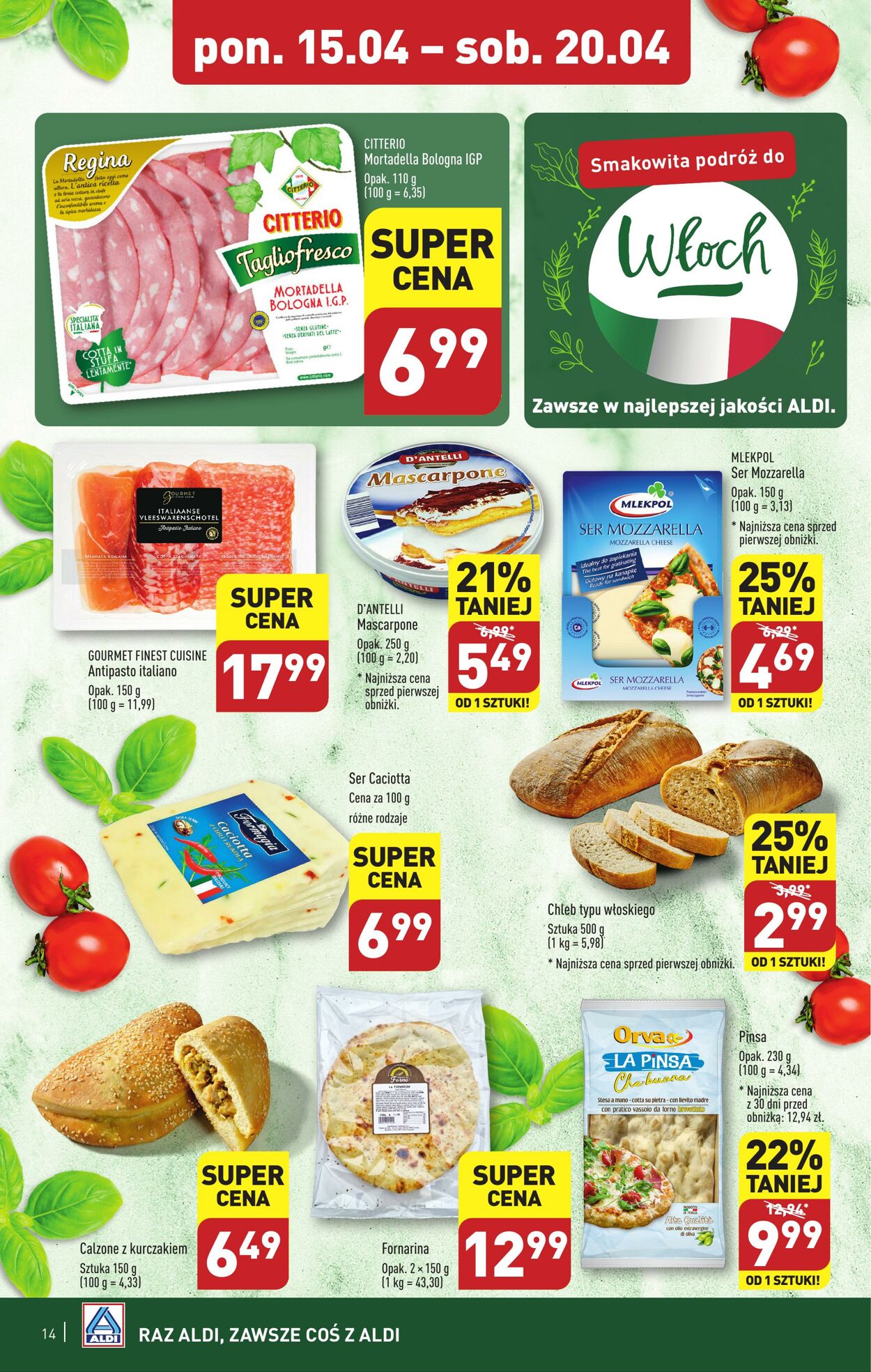 Gazetka Aldi 15.04.2024 - 20.04.2024