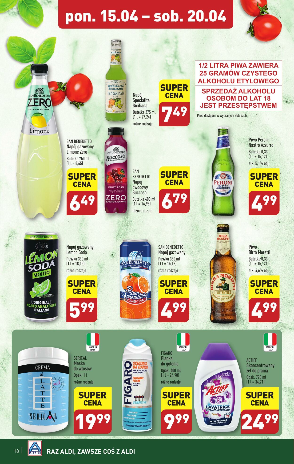 Gazetka Aldi 15.04.2024 - 20.04.2024