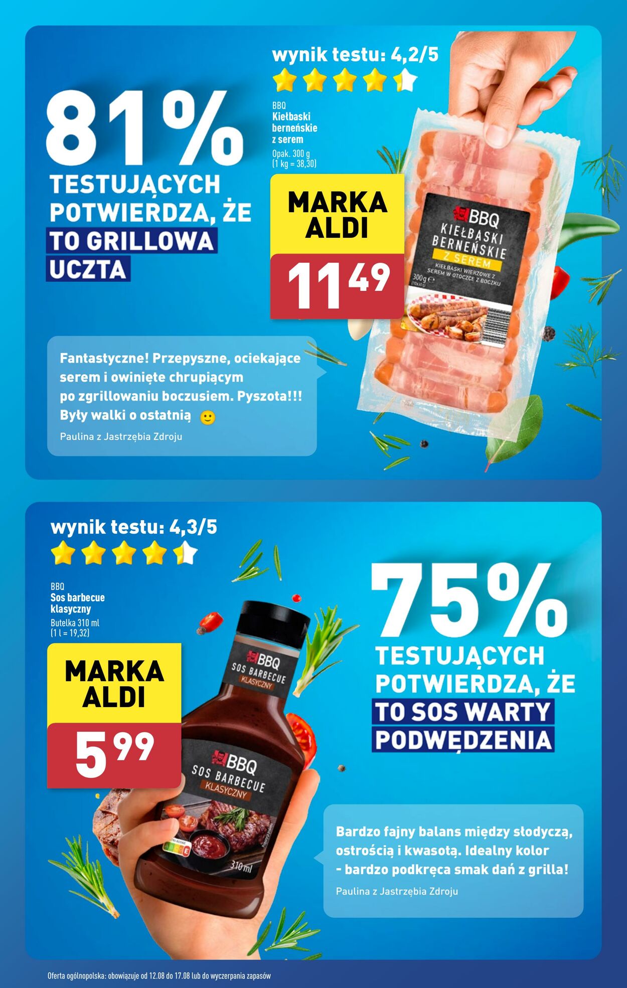 Gazetka Aldi 12.08.2024 - 17.08.2024