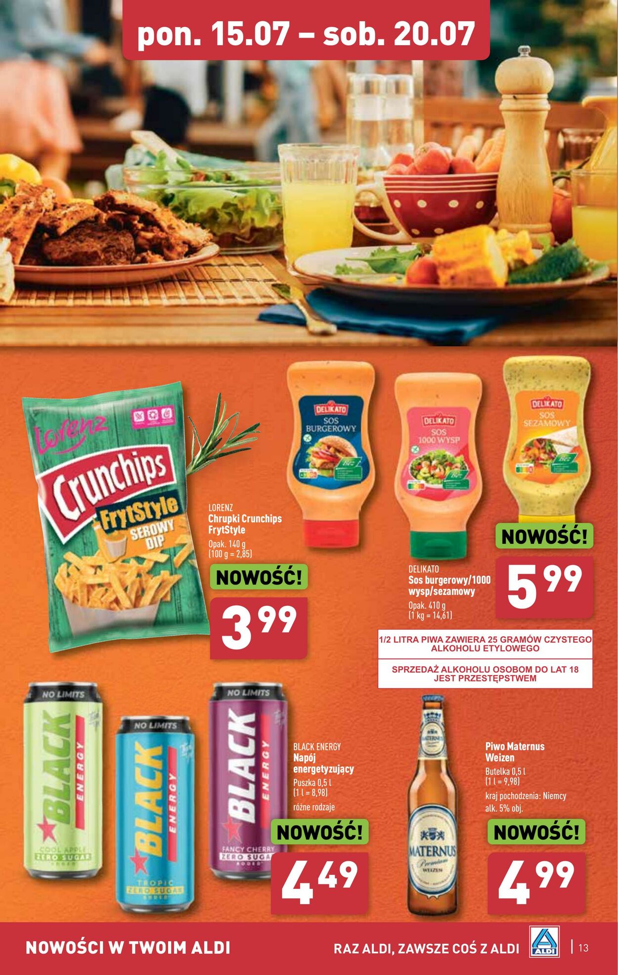 Gazetka Aldi 15.07.2024 - 20.07.2024