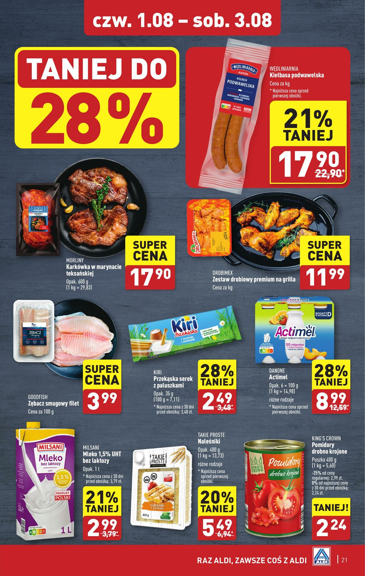 Gazetka Aldi 29.07.2024 - 03.08.2024