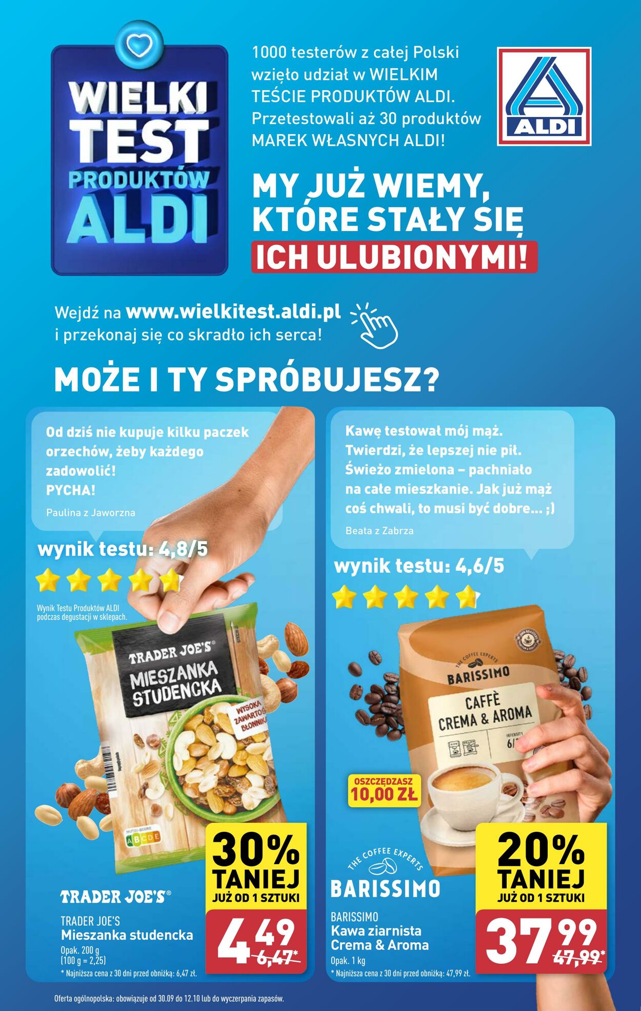 Gazetka Aldi 30.09.2024 - 12.10.2024