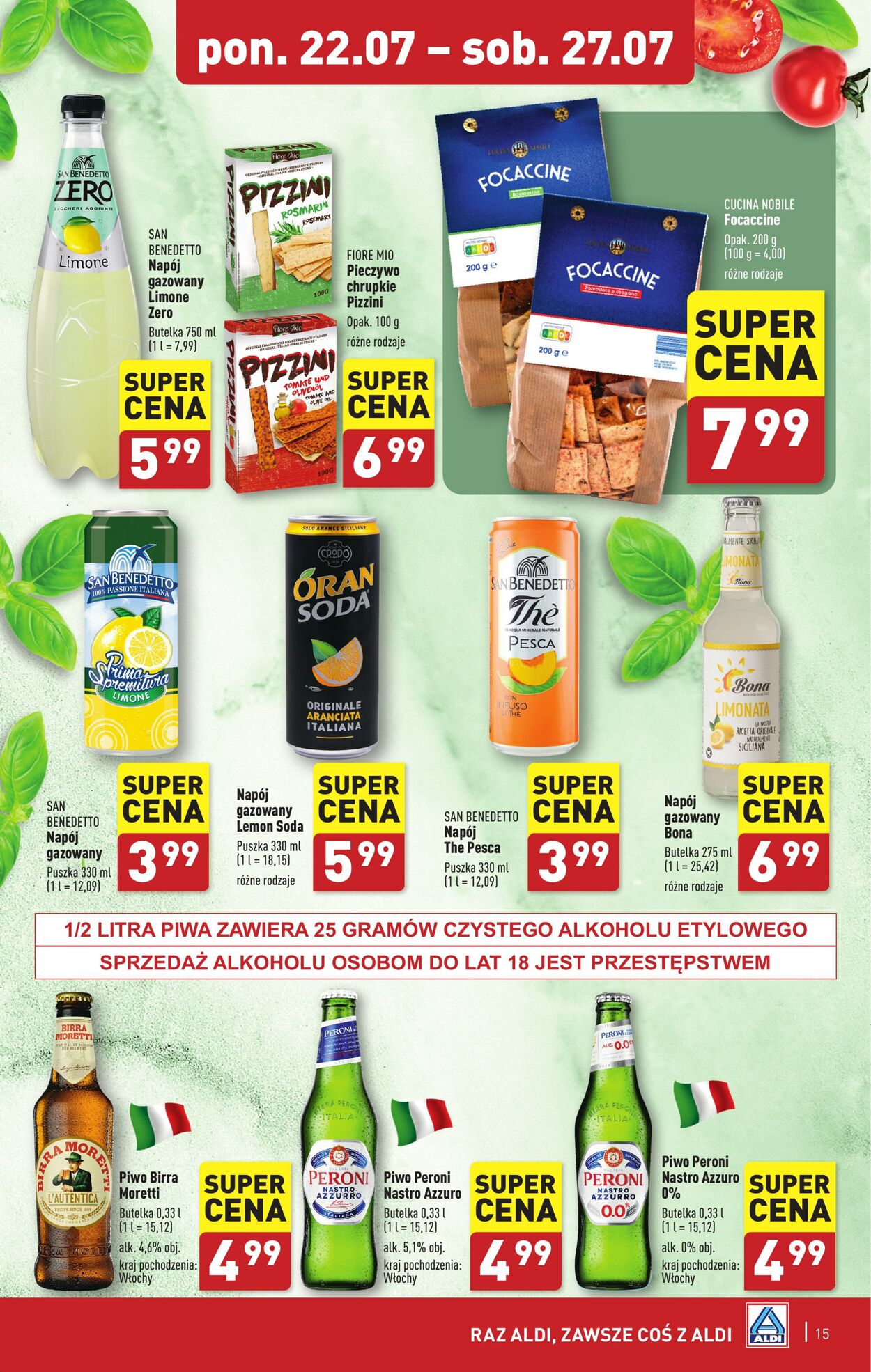 Gazetka Aldi 22.07.2024 - 27.07.2024