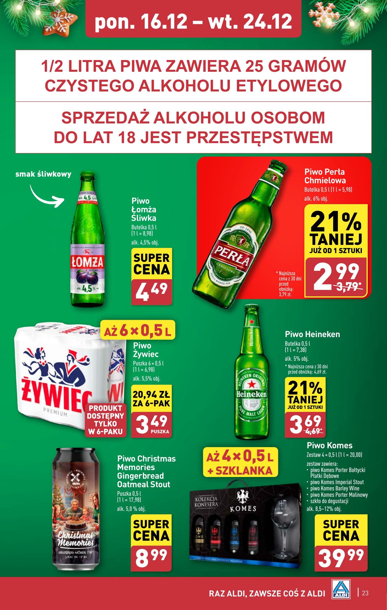 Gazetka Aldi 16.12.2024 - 24.12.2024