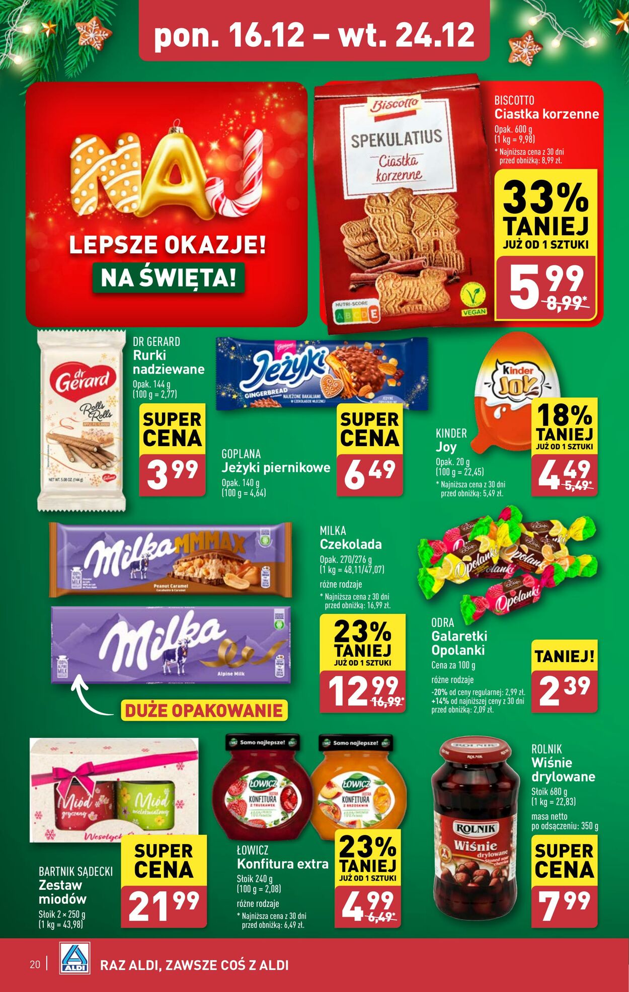 Gazetka Aldi 16.12.2024 - 24.12.2024