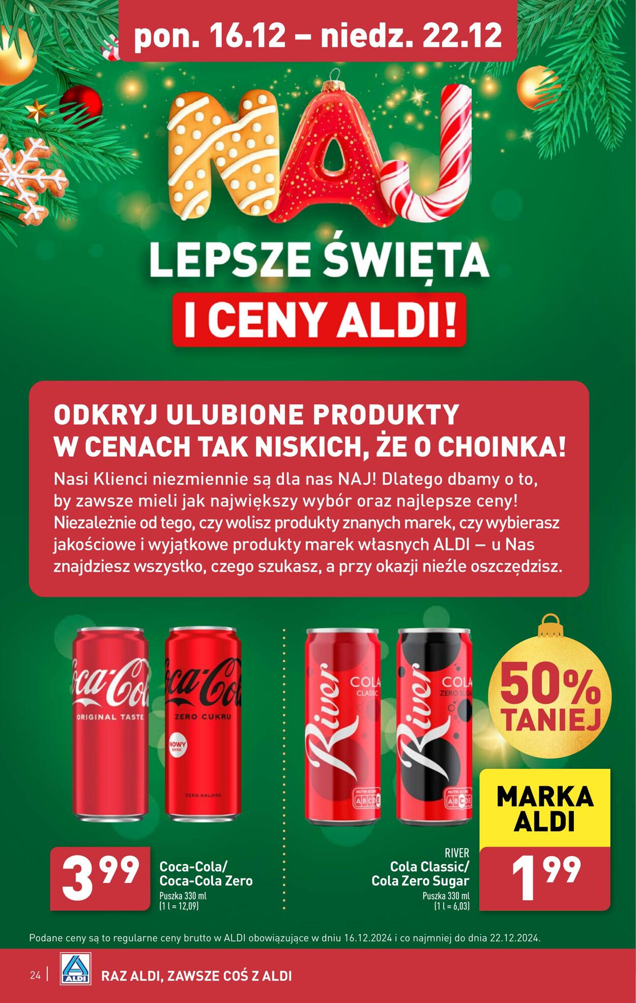 Gazetka Aldi 16.12.2024 - 24.12.2024