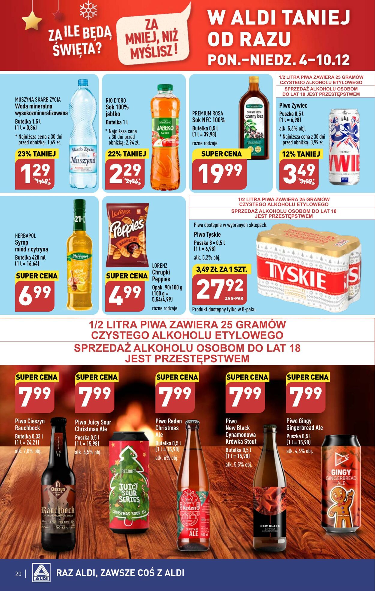 Gazetka Aldi 04.12.2023 - 10.12.2023