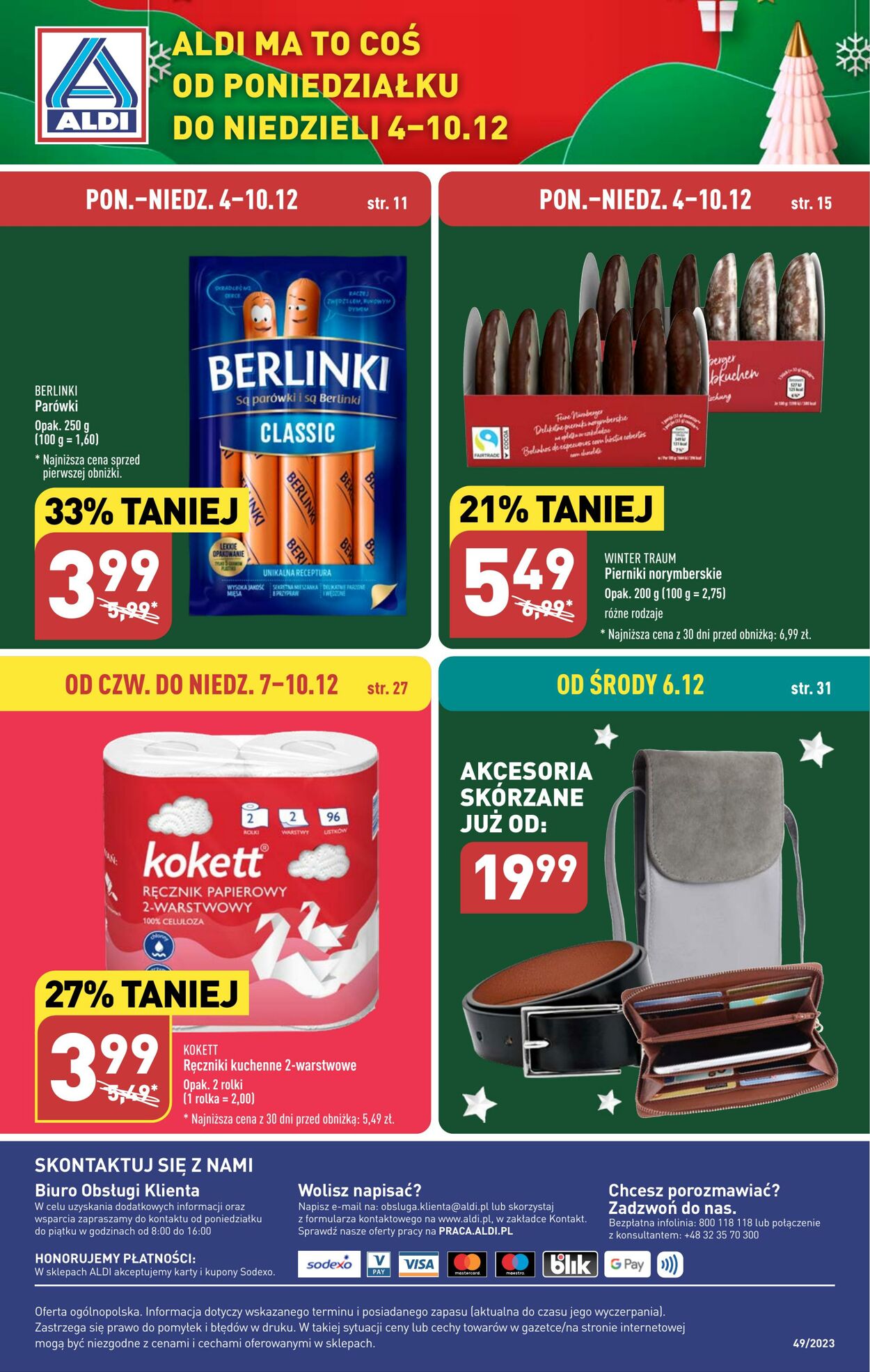 Gazetka Aldi 04.12.2023 - 10.12.2023