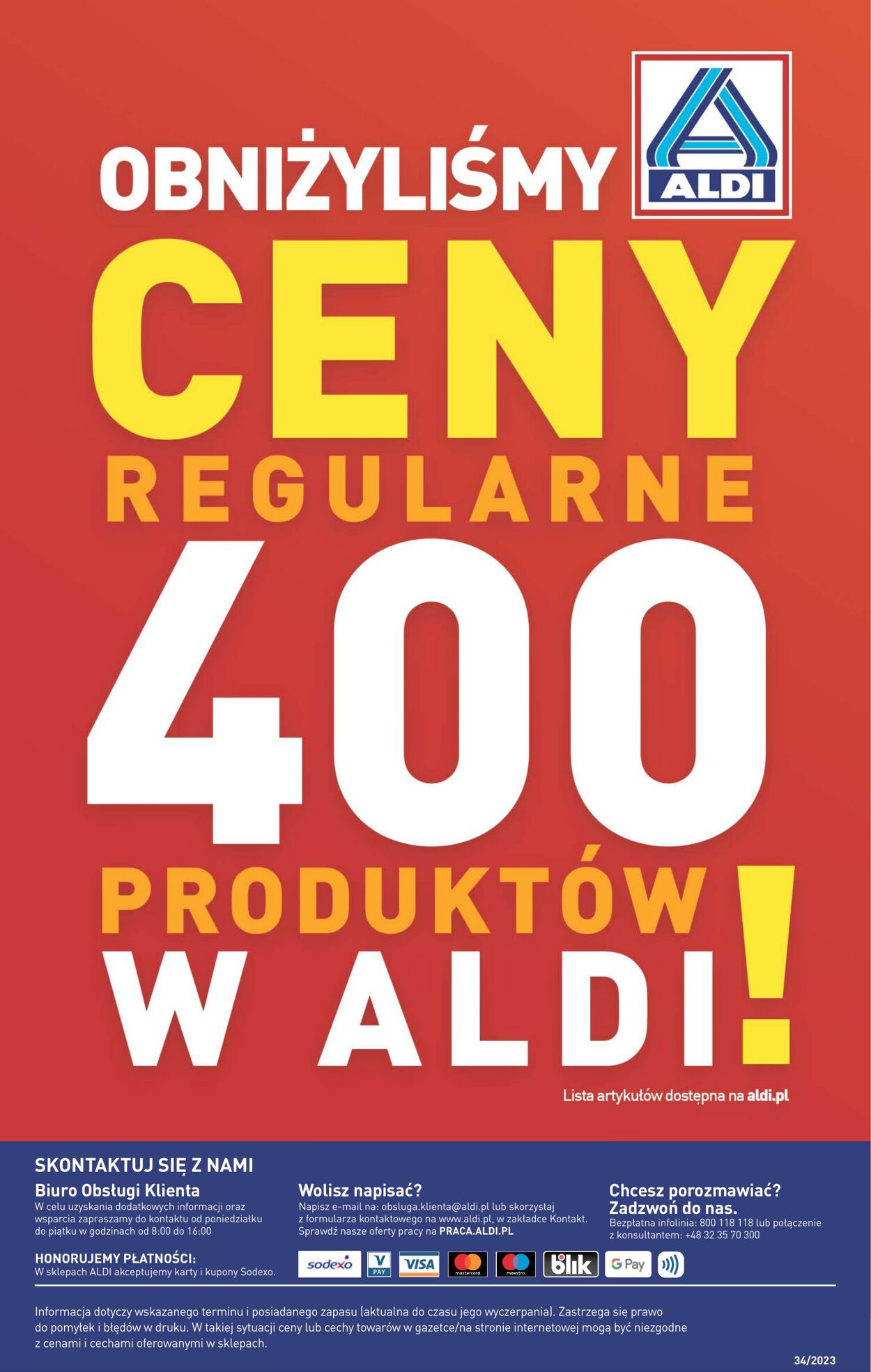 Gazetka Aldi 23.08.2023 - 26.08.2023