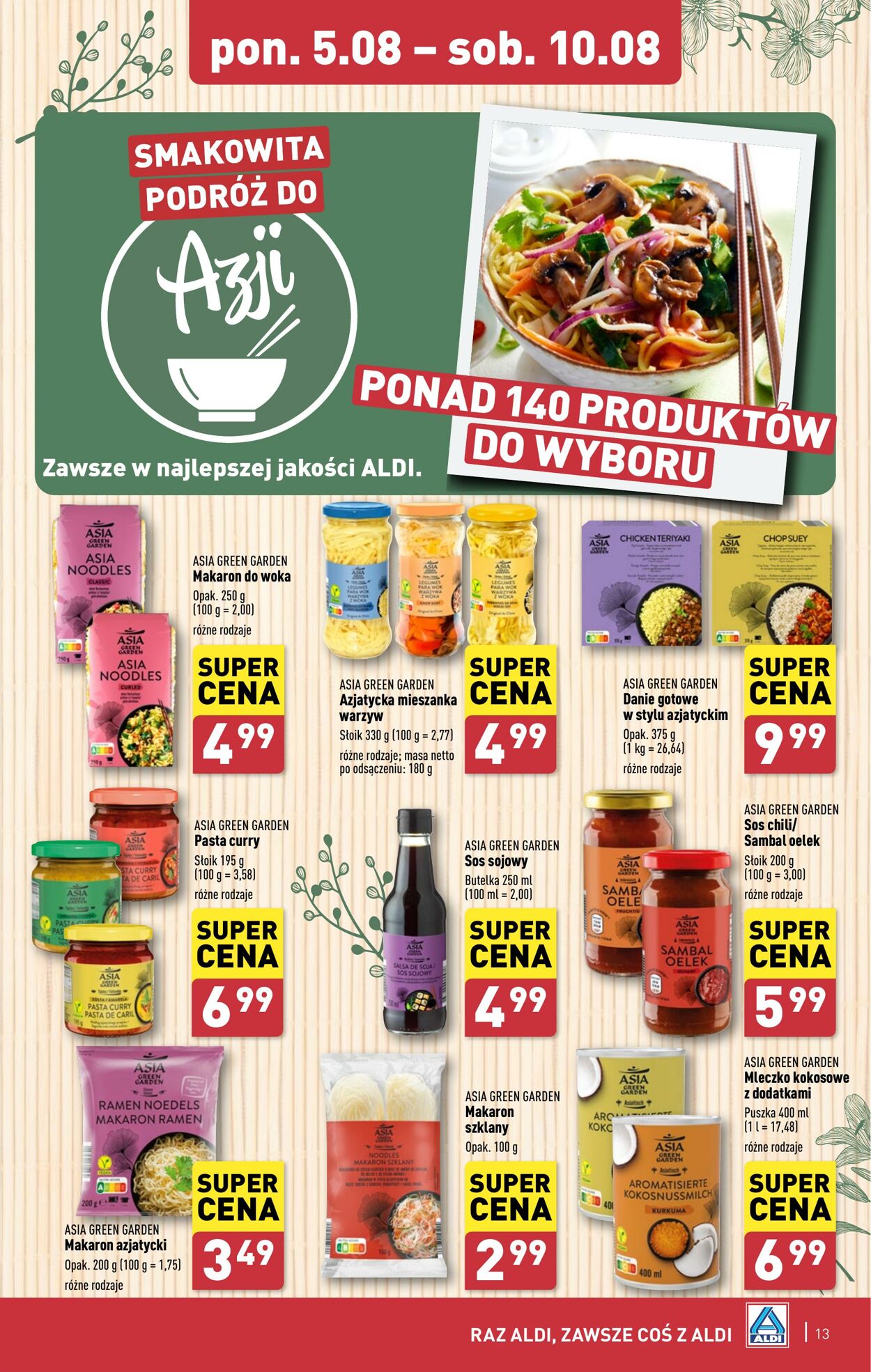 Gazetka Aldi 05.08.2024 - 10.08.2024