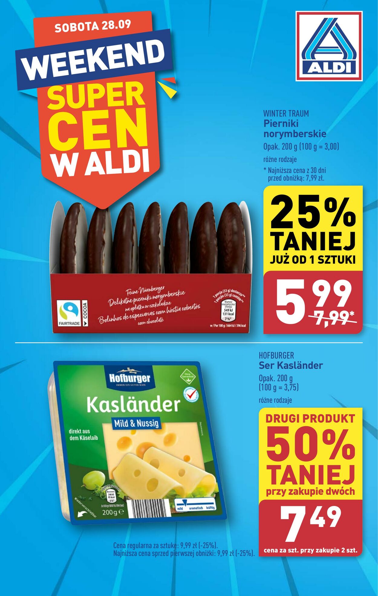 Gazetka Aldi 28.09.2024 - 28.09.2024