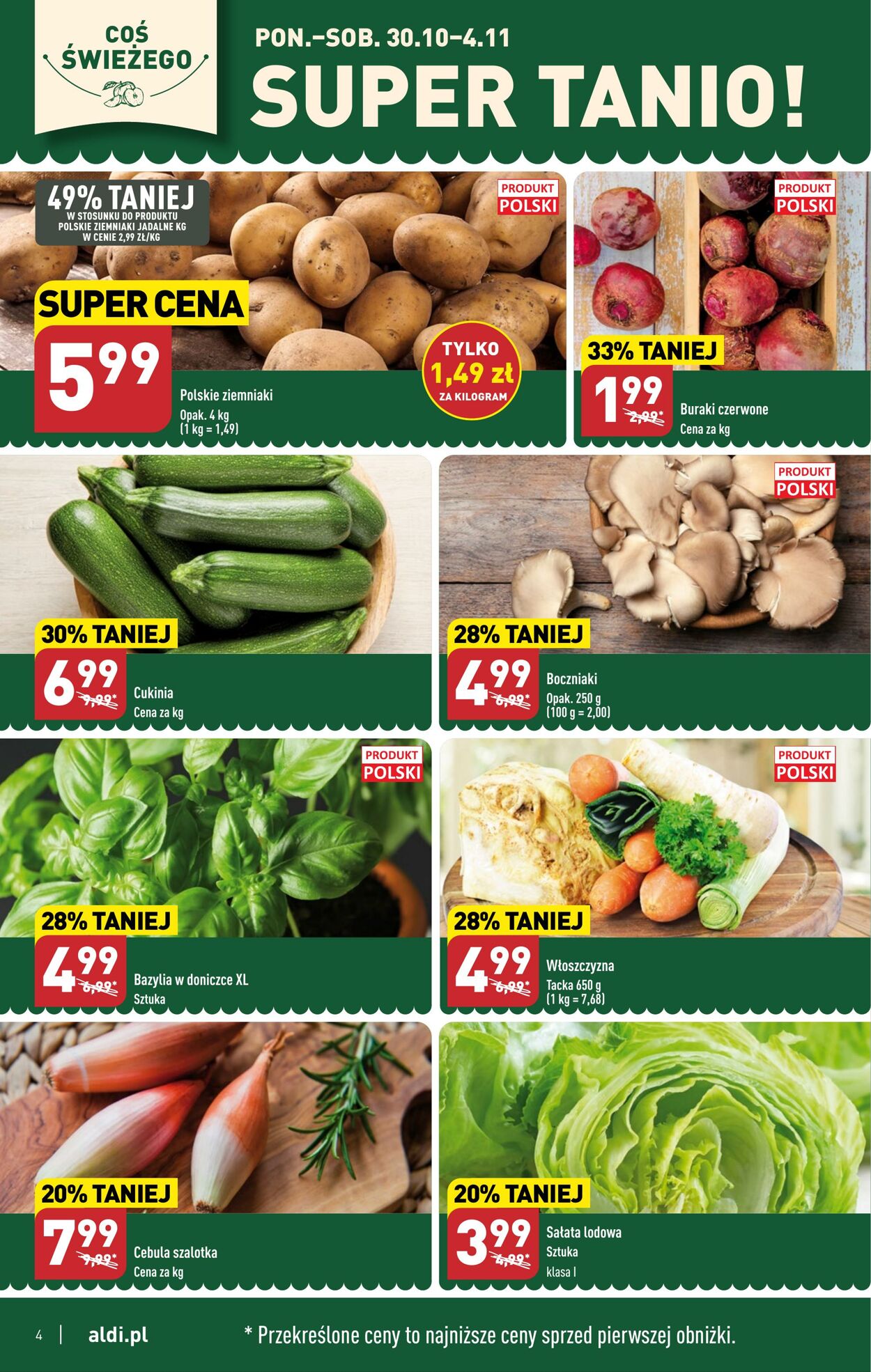 Gazetka Aldi 30.10.2023 - 04.11.2023