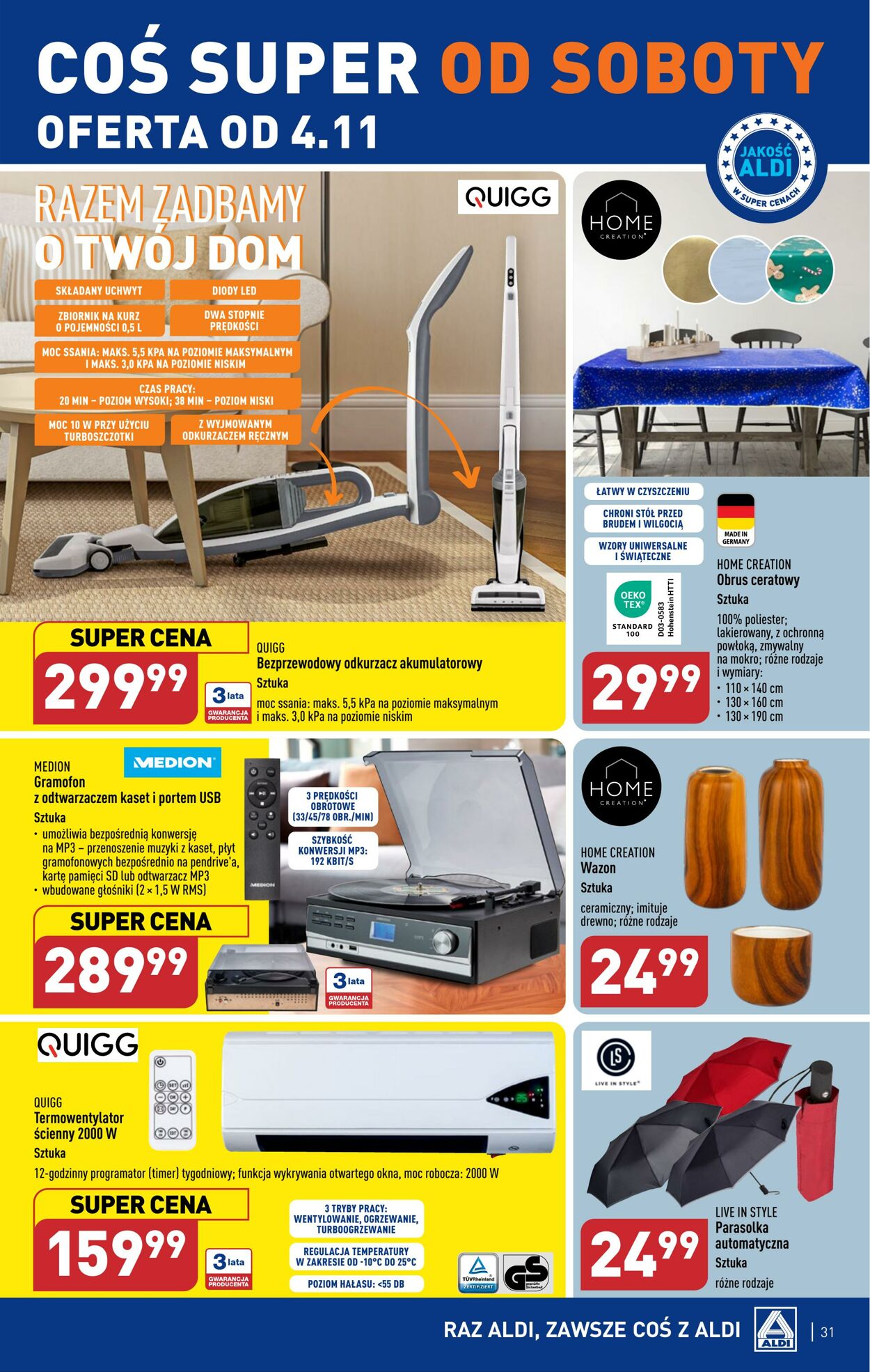 Gazetka Aldi 30.10.2023 - 04.11.2023