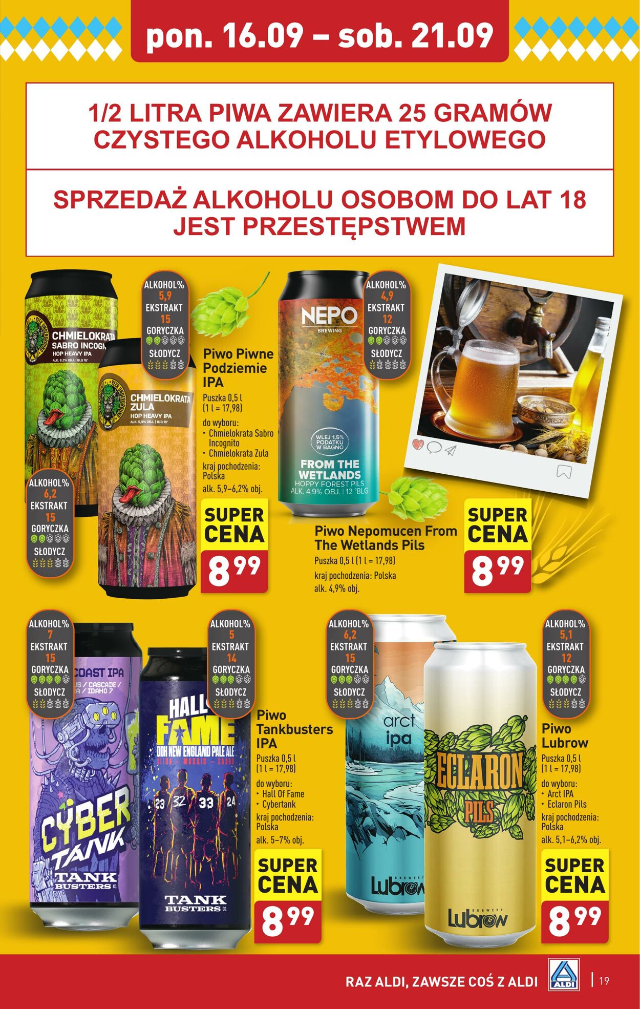 Gazetka Aldi 16.09.2024 - 21.09.2024