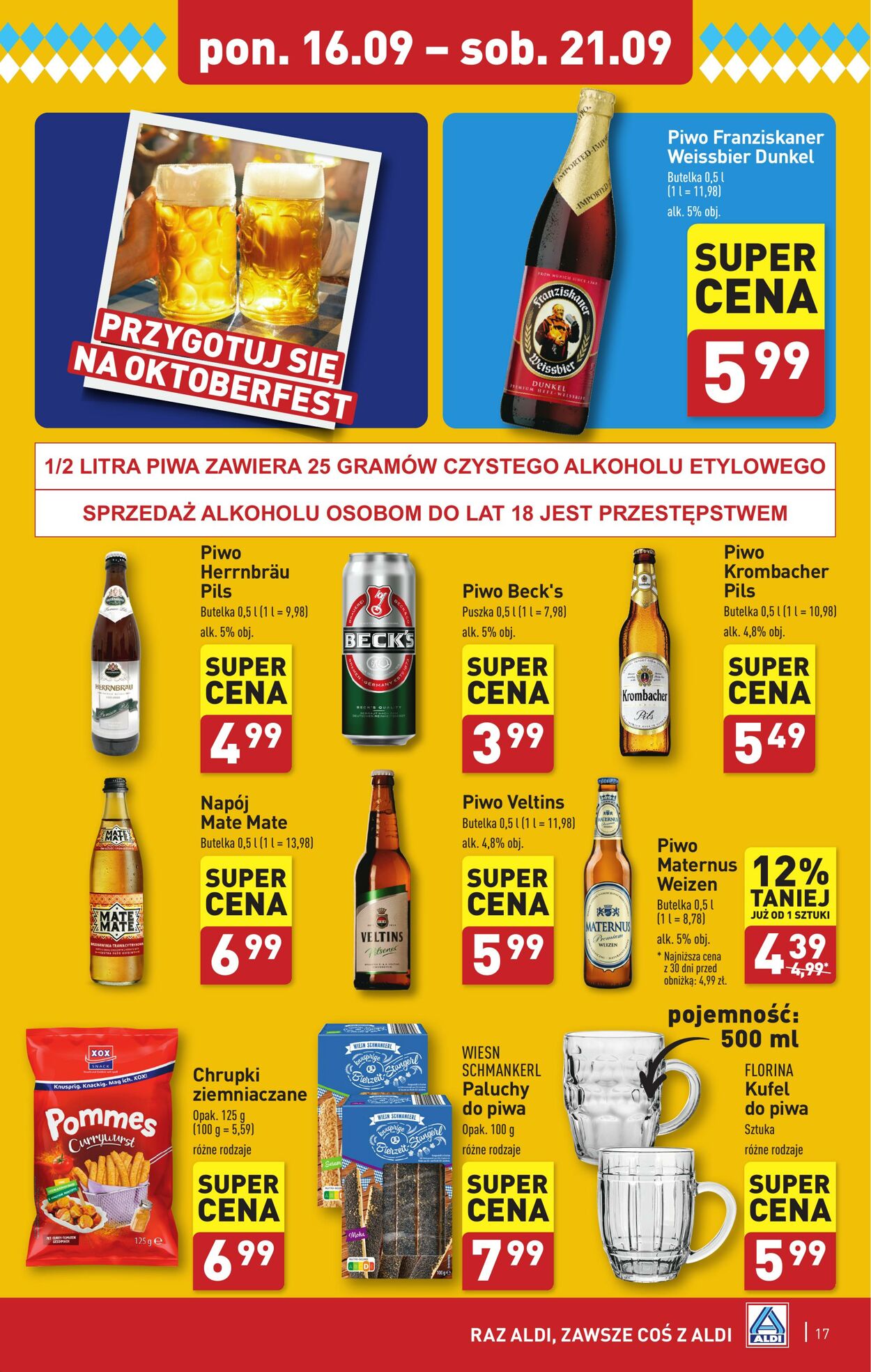 Gazetka Aldi 16.09.2024 - 21.09.2024