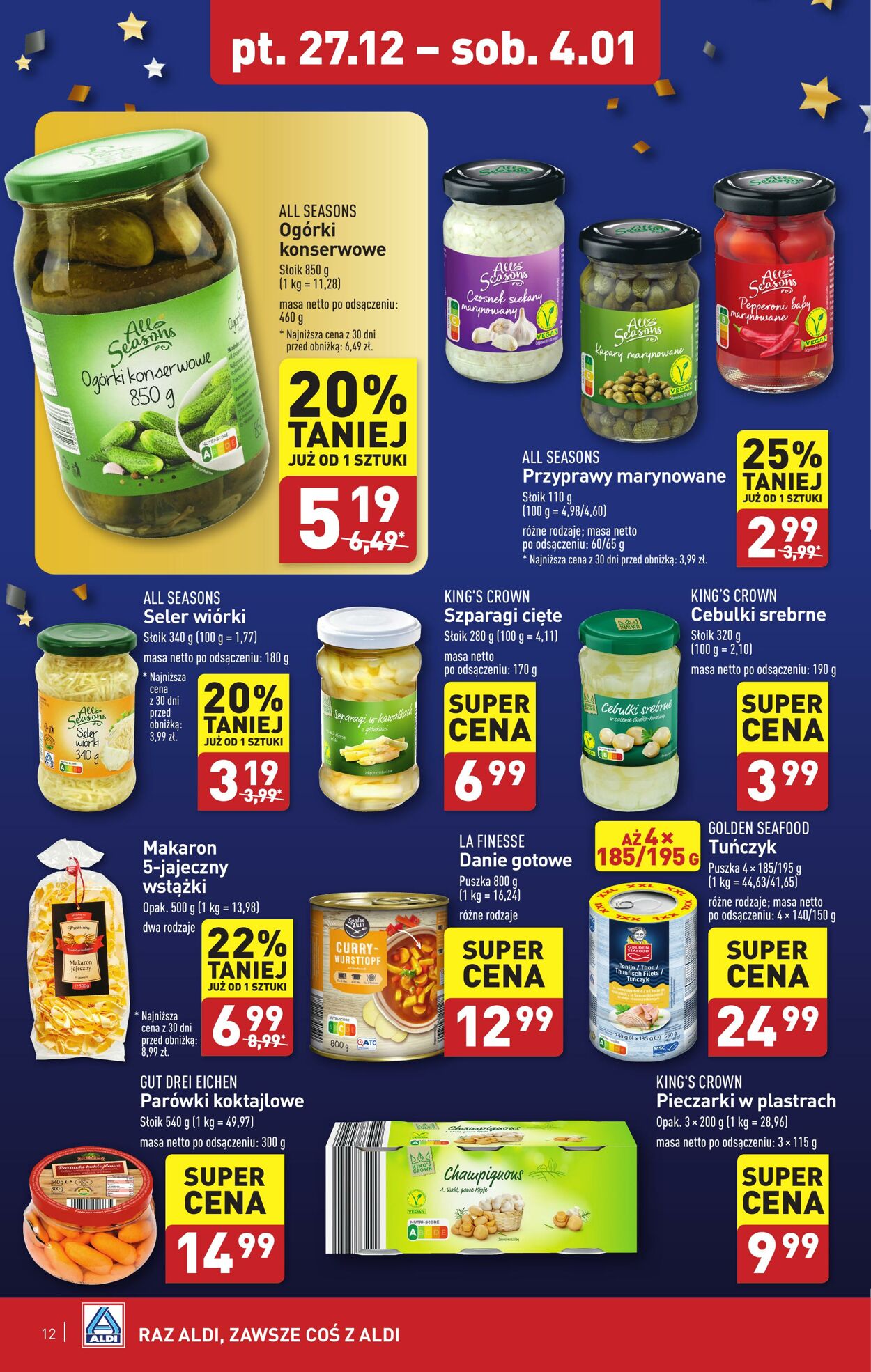 Gazetka Aldi 27.12.2024 - 04.01.2025