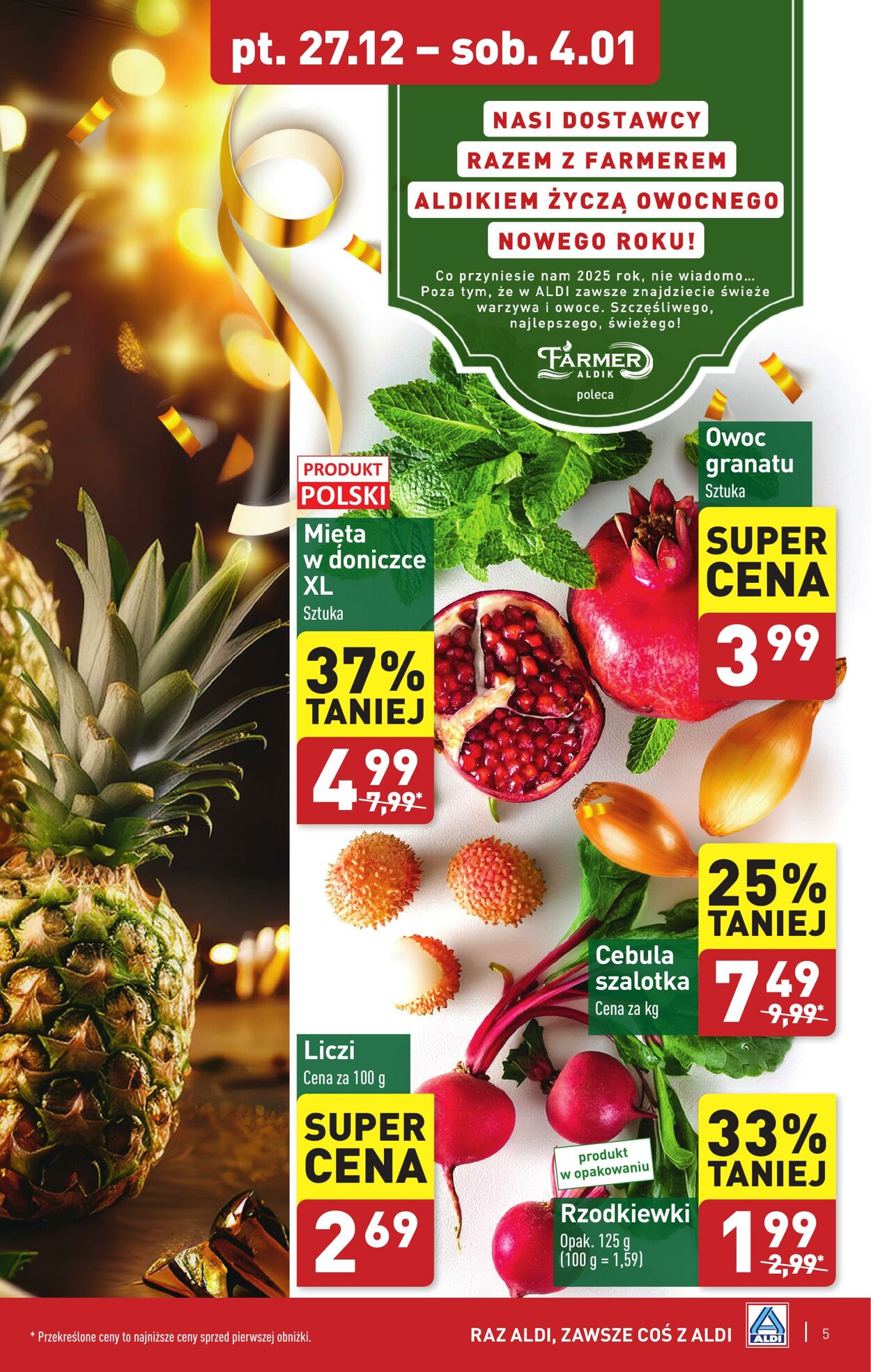 Gazetka Aldi 27.12.2024 - 04.01.2025