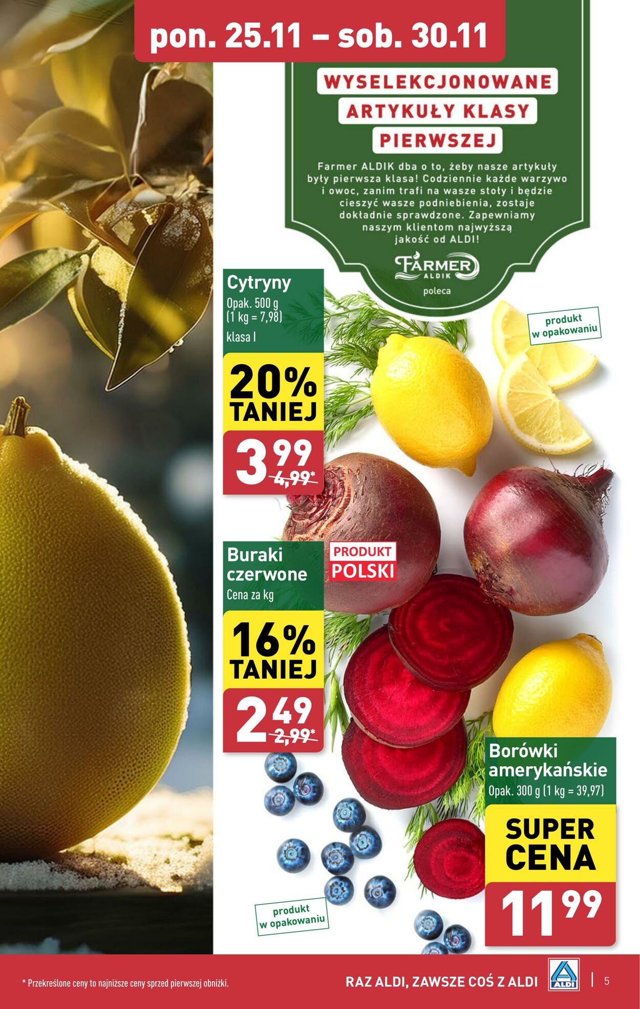 Gazetka Aldi 25.11.2024 - 30.11.2024