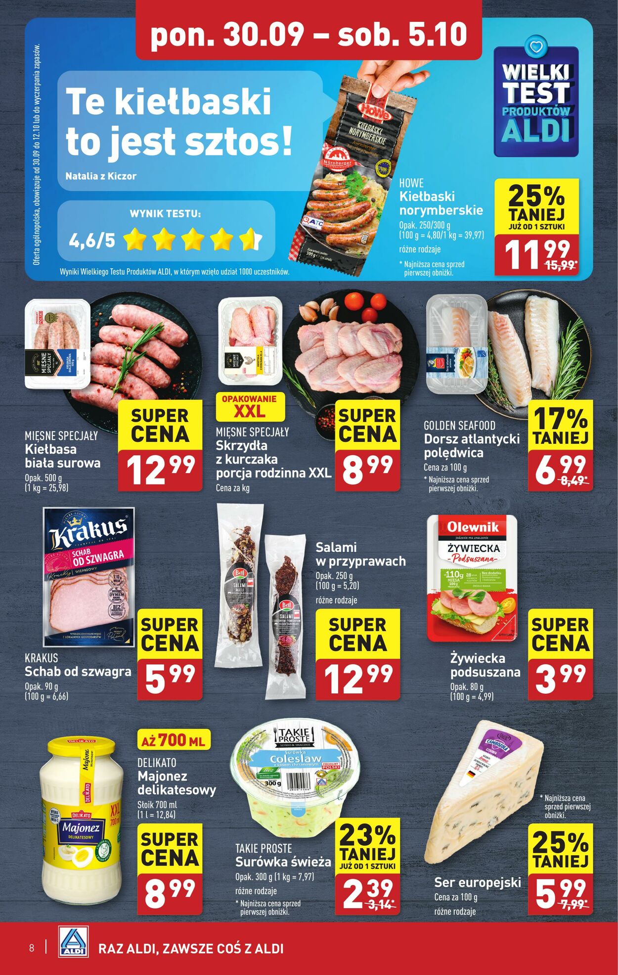 Gazetka Aldi 30.09.2024 - 05.10.2024