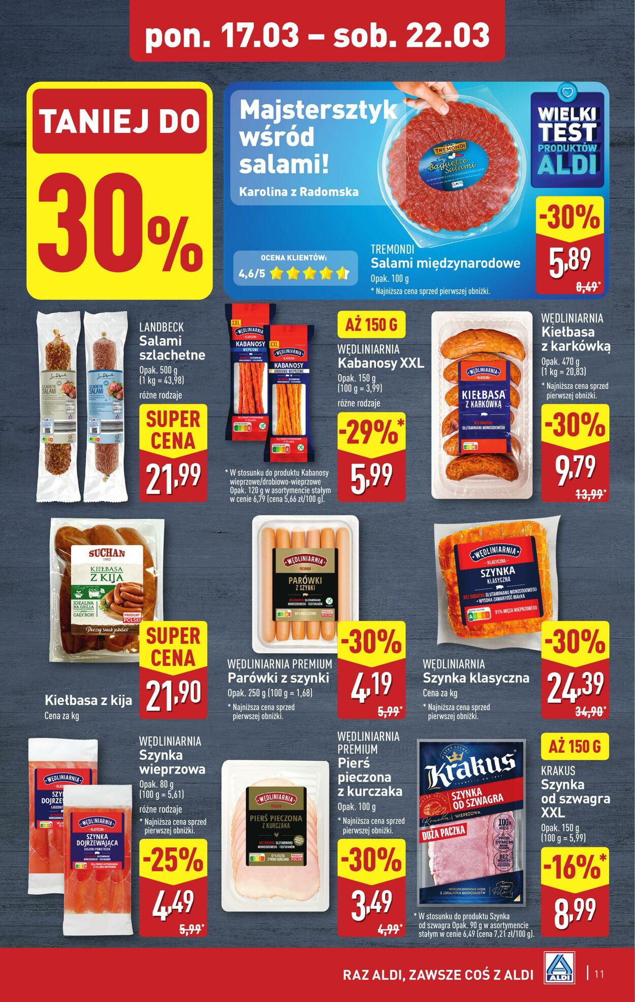 Gazetka Aldi 17.03.2025 - 22.03.2025