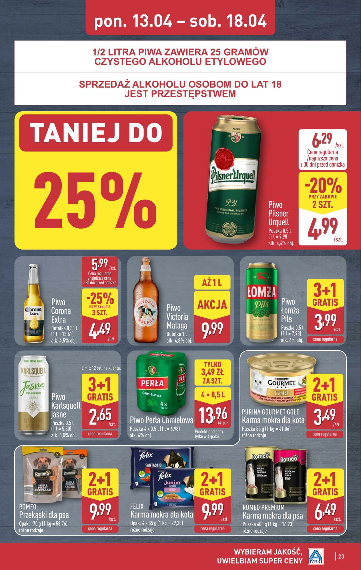 Gazetka Aldi 13.04.2026 - 18.04.2026