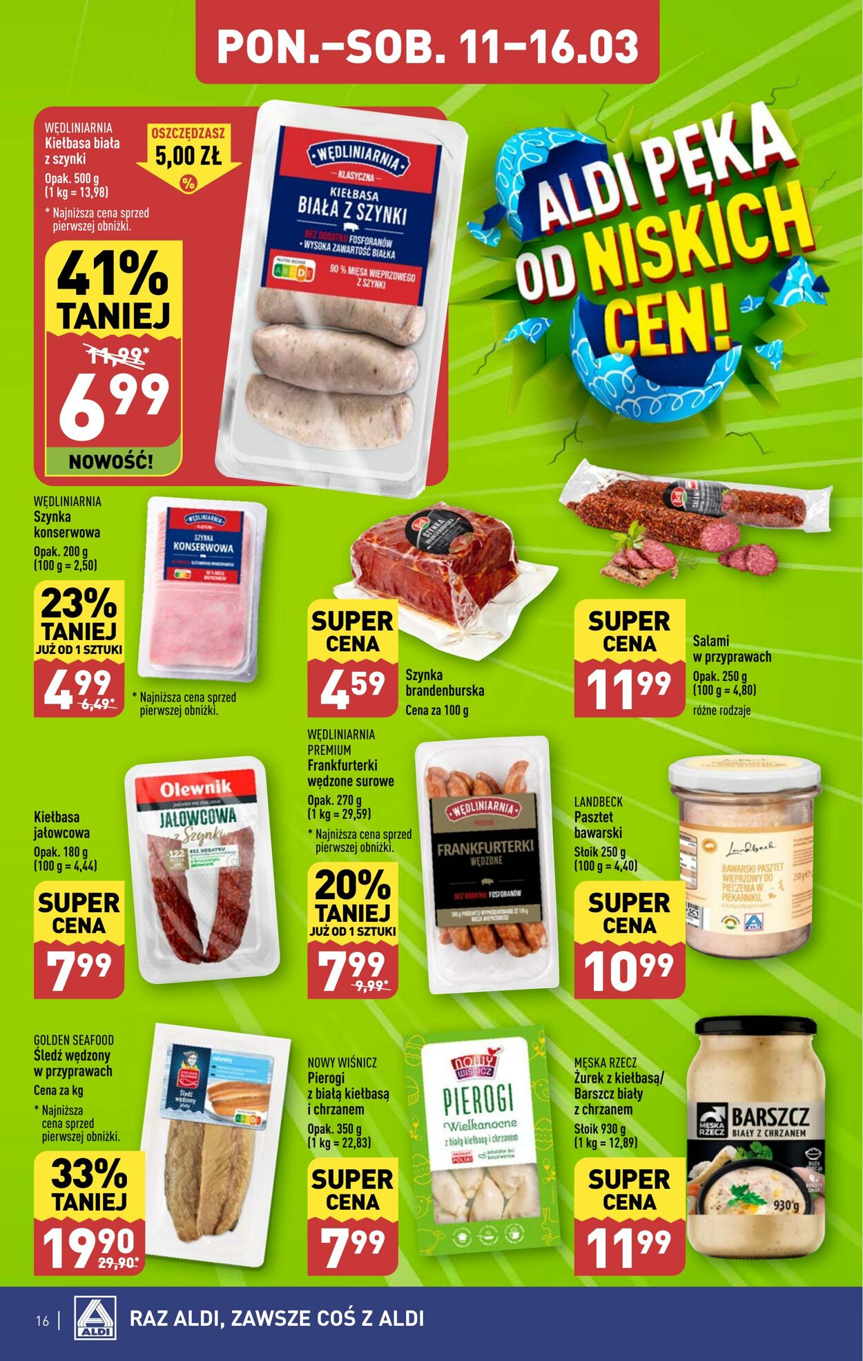 Aldi Gazetka Promocyjna - Ważna Od 11.03 Do 16.03 - Strona Nr 16 ...