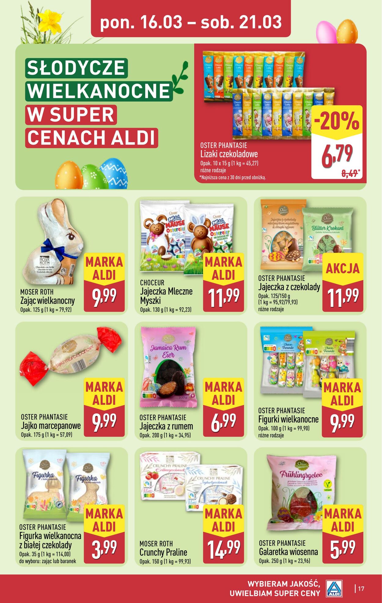 Gazetka Aldi 16.03.2026 - 21.03.2026