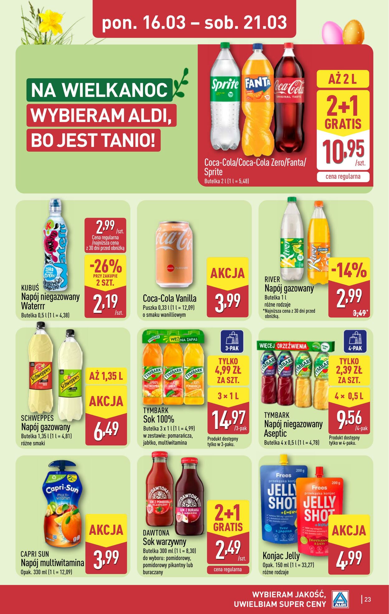 Gazetka Aldi 16.03.2026 - 21.03.2026