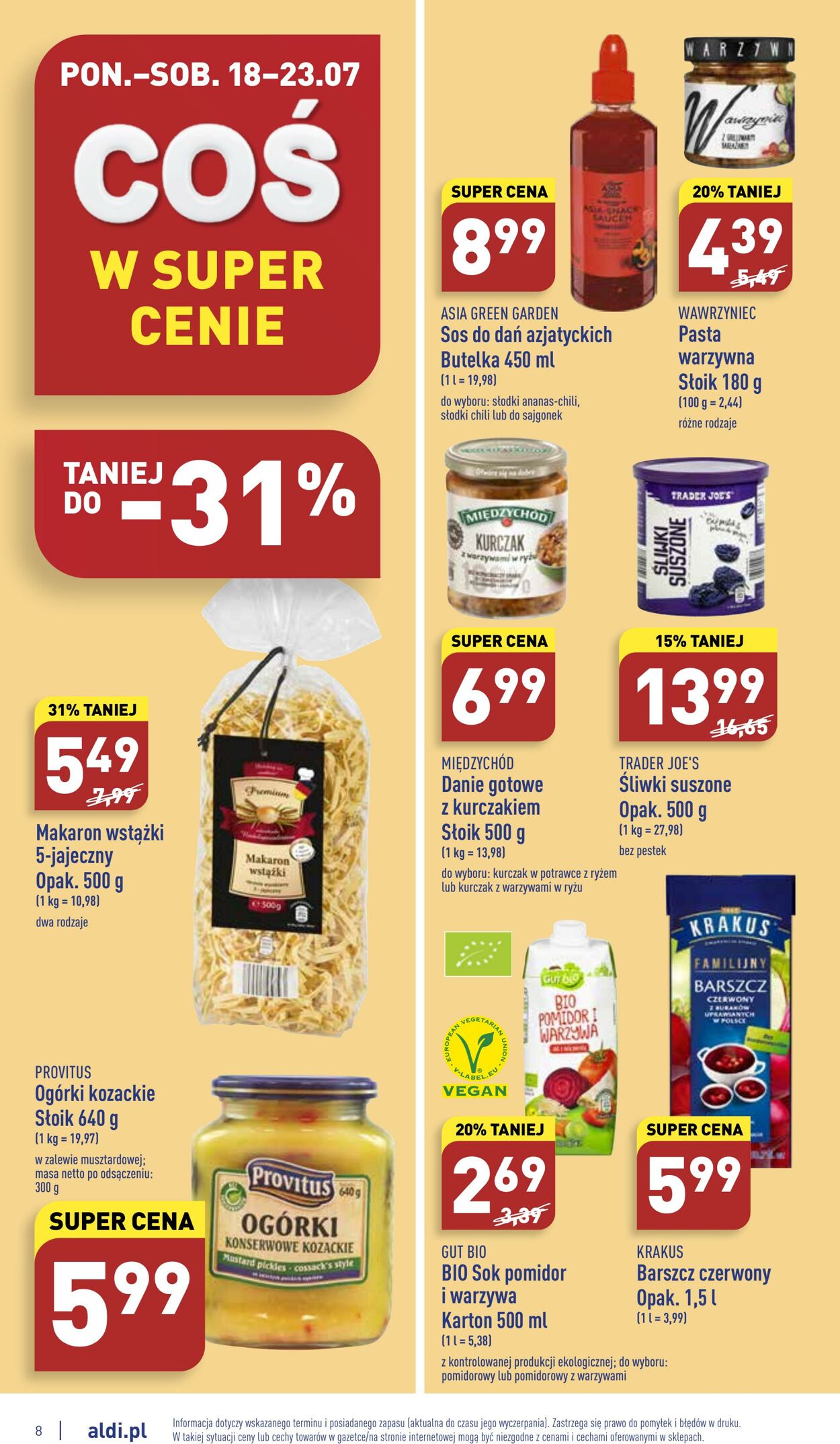 Gazetka Aldi 18.07.2022 - 23.07.2022