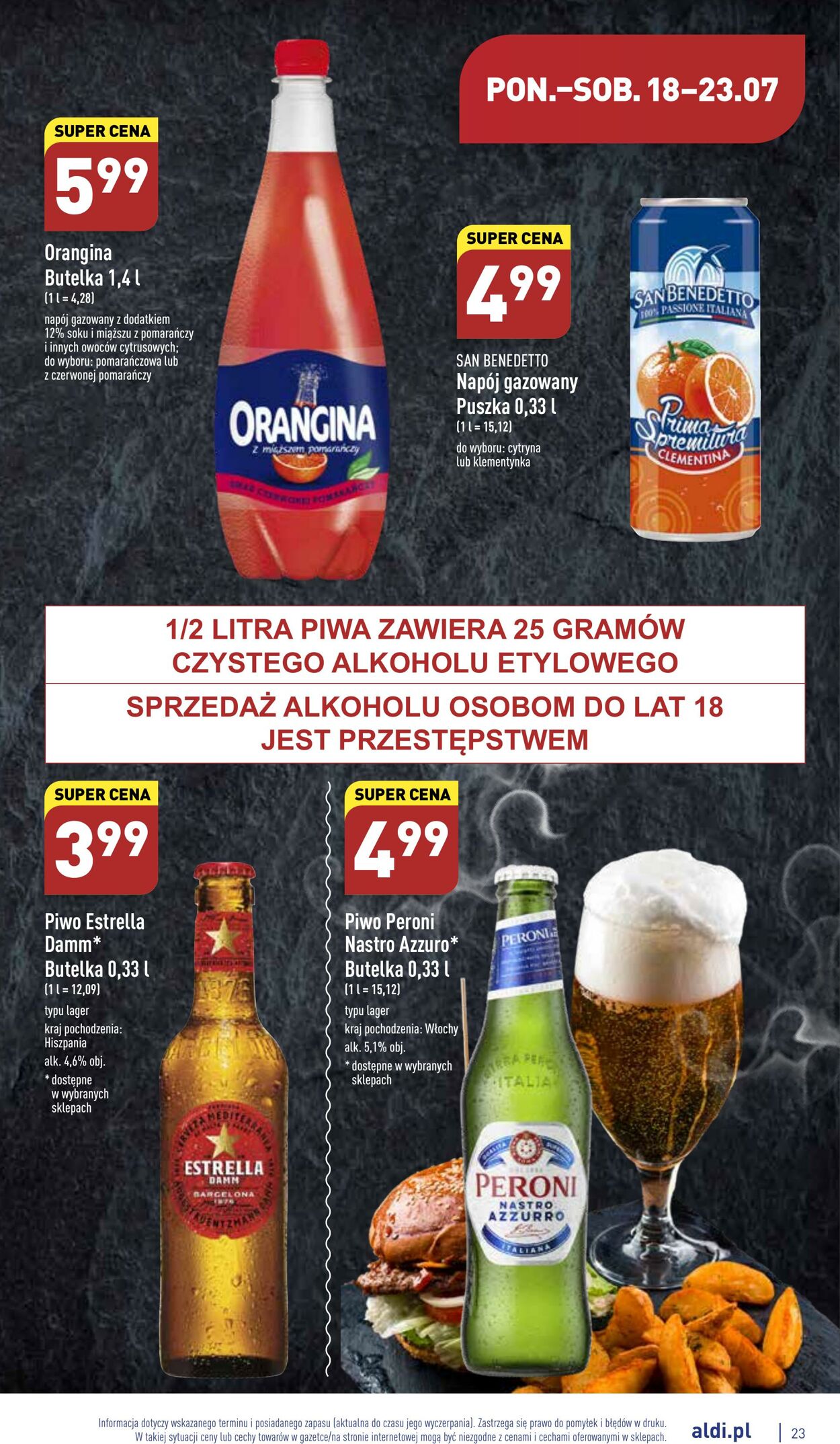 Gazetka Aldi 18.07.2022 - 23.07.2022