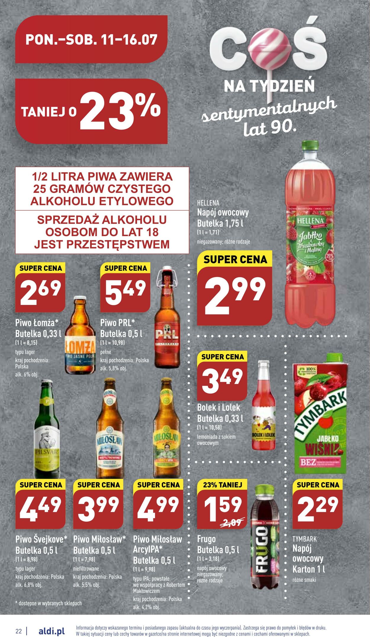 Gazetka Aldi 18.07.2022 - 23.07.2022