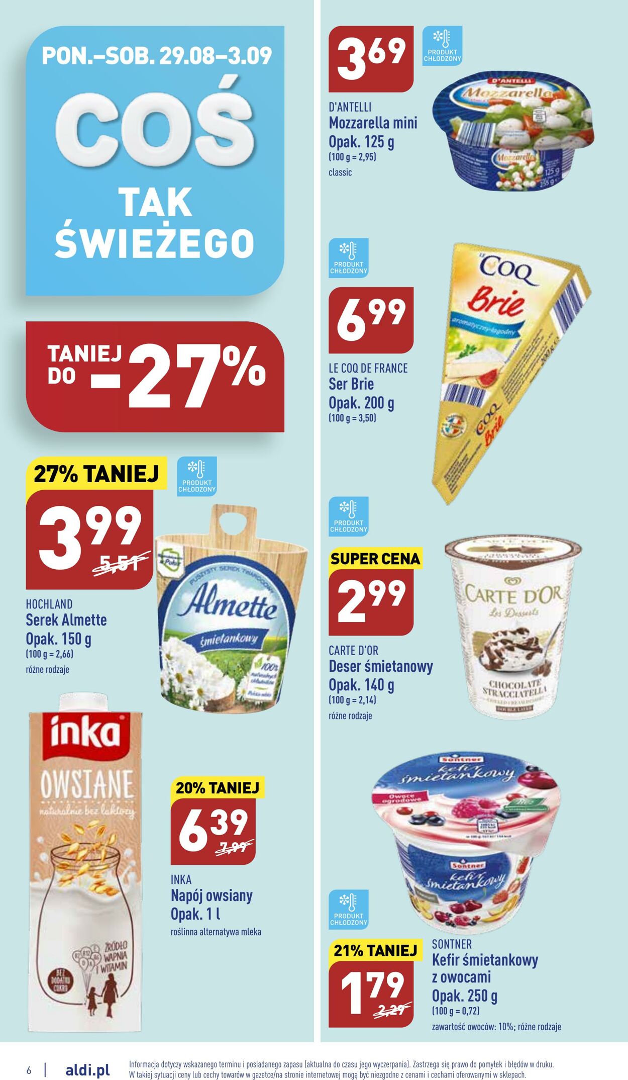 Gazetka Aldi 29.08.2022 - 03.09.2022