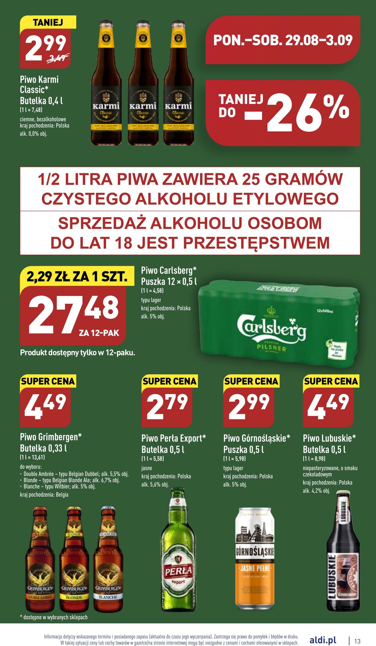 Gazetka Aldi 29.08.2022 - 03.09.2022