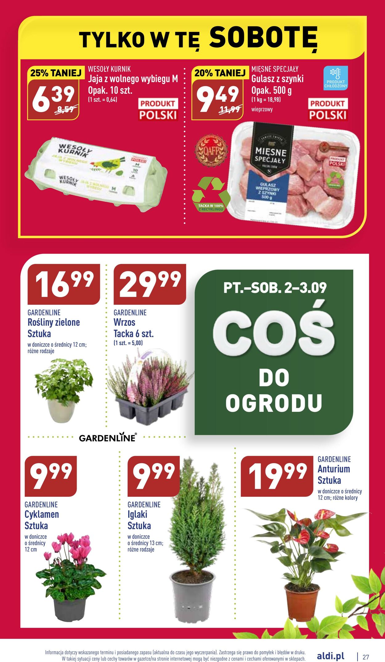 Gazetka Aldi 29.08.2022 - 03.09.2022