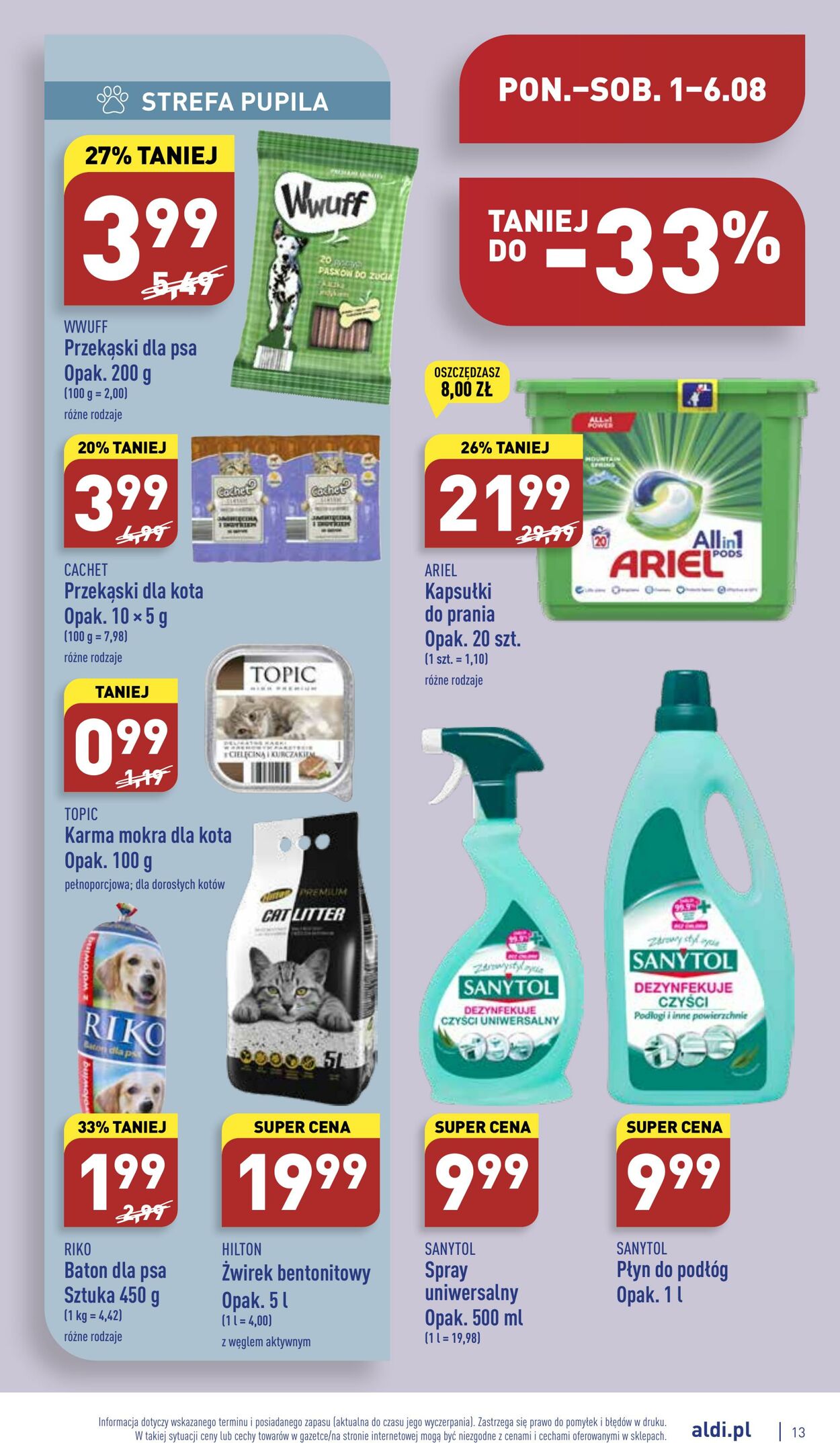 Gazetka Aldi 01.08.2022 - 06.08.2022