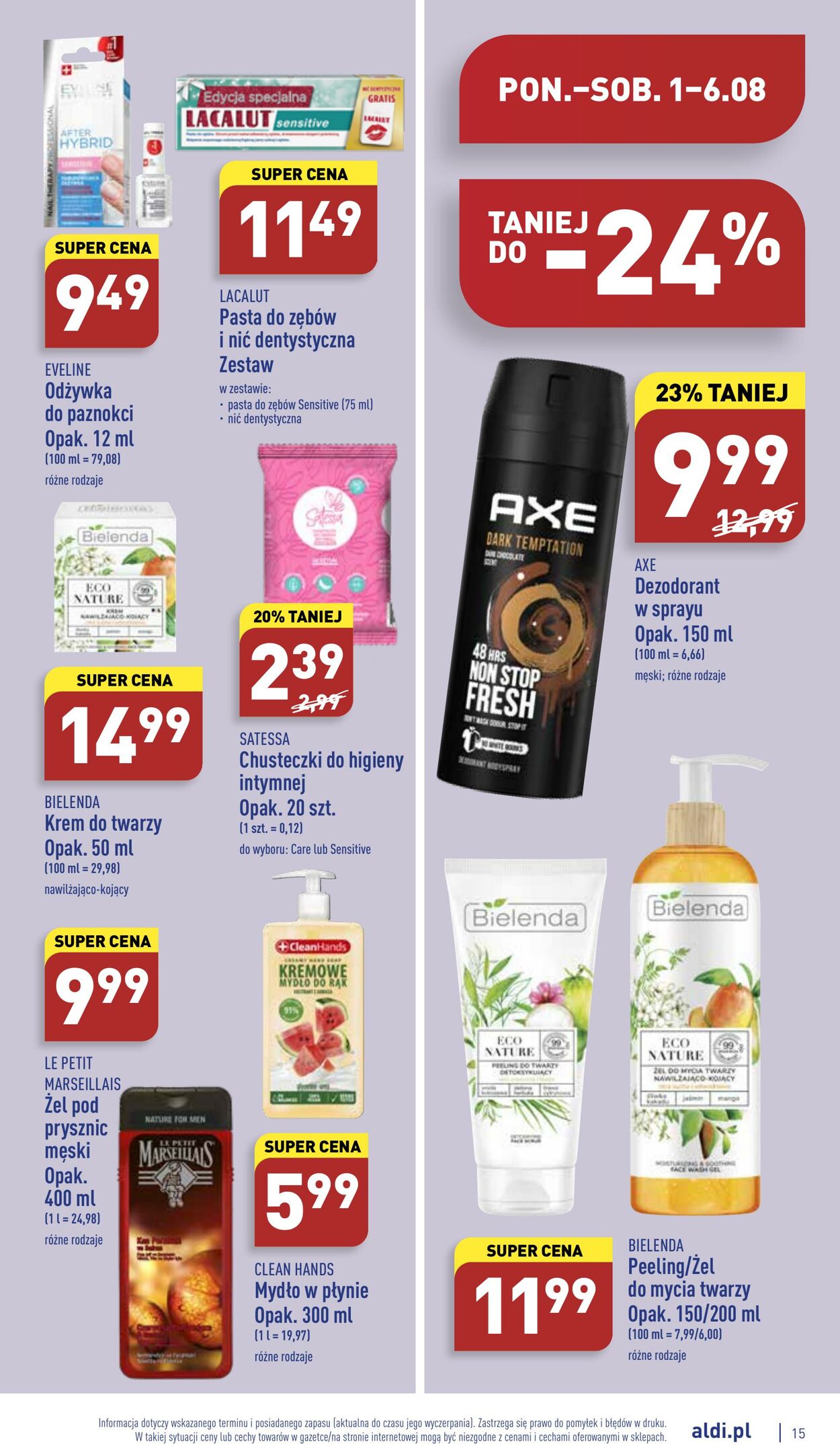 Gazetka Aldi 01.08.2022 - 06.08.2022