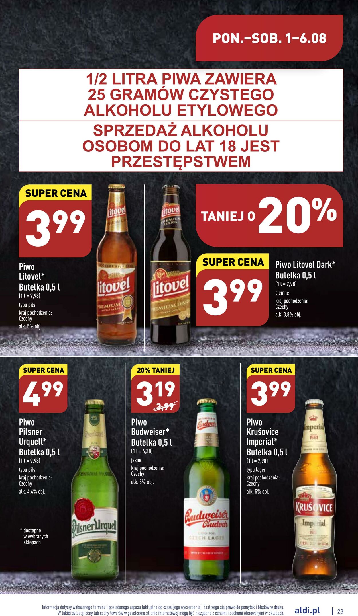 Gazetka Aldi 01.08.2022 - 06.08.2022