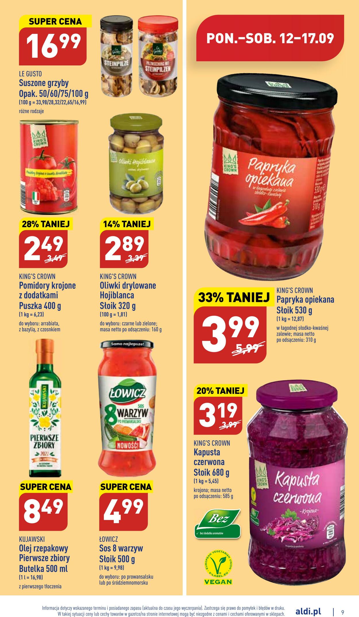 Gazetka Aldi 12.09.2022 - 17.09.2022