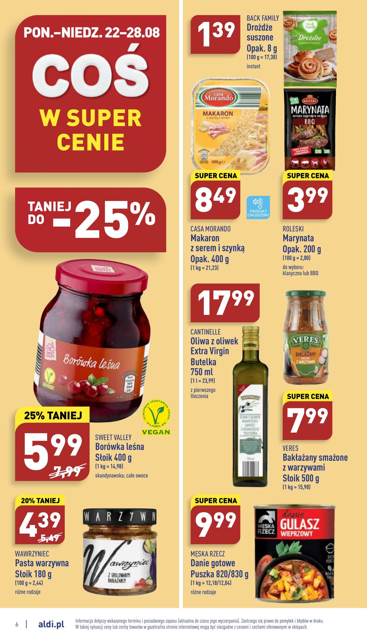 Gazetka Aldi 22.08.2022 - 28.08.2022