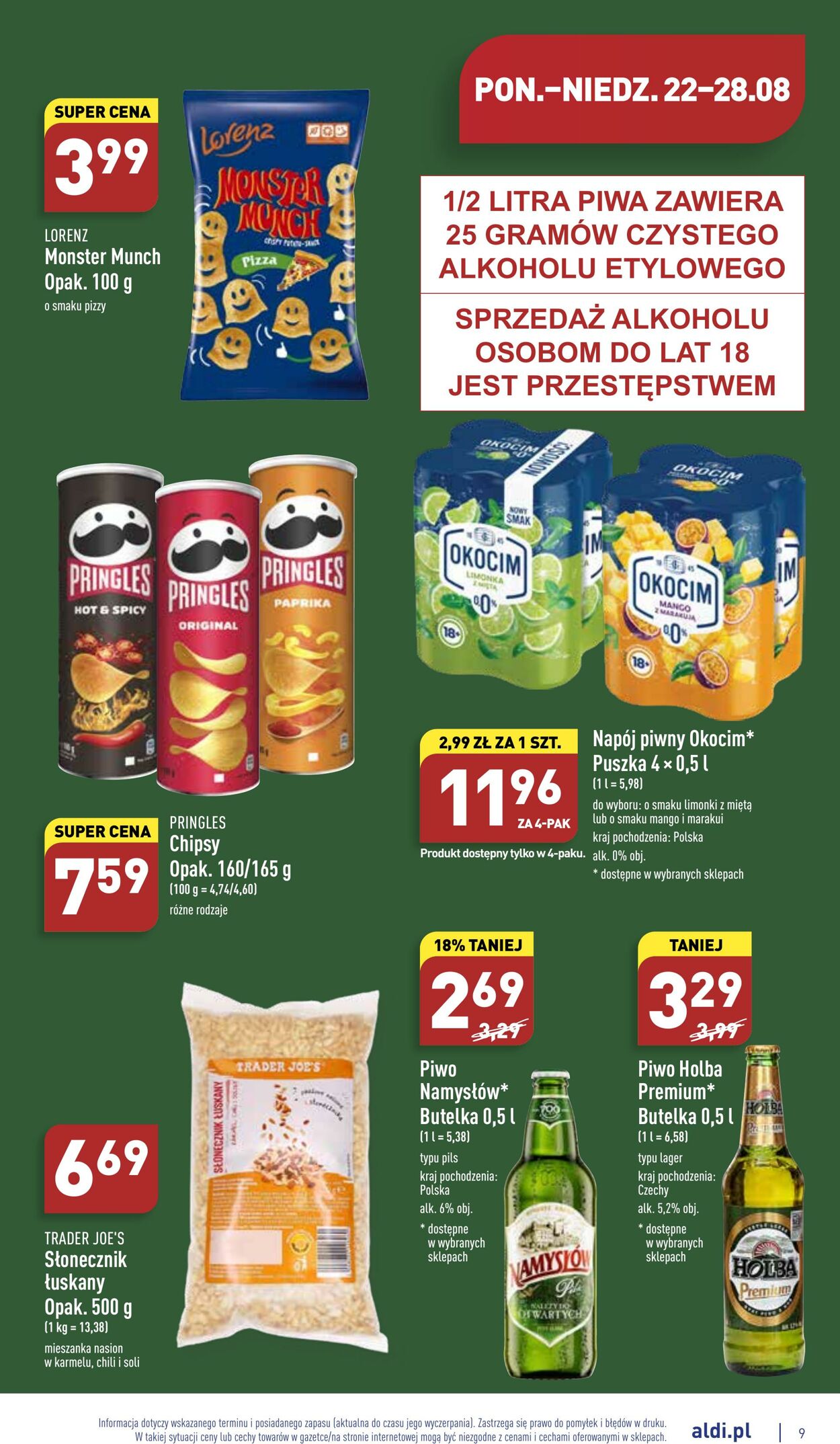 Gazetka Aldi 22.08.2022 - 28.08.2022