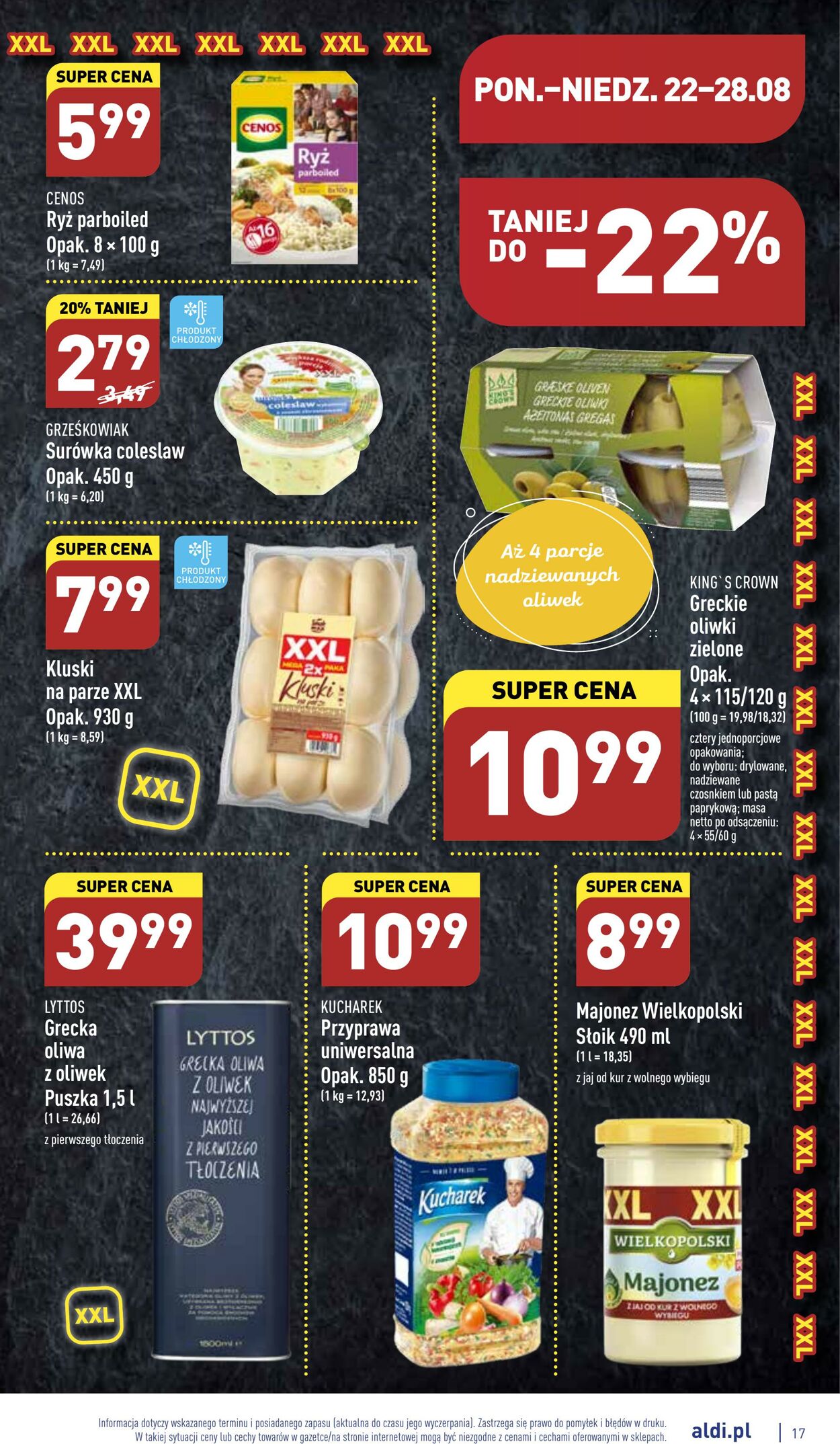 Gazetka Aldi 22.08.2022 - 28.08.2022