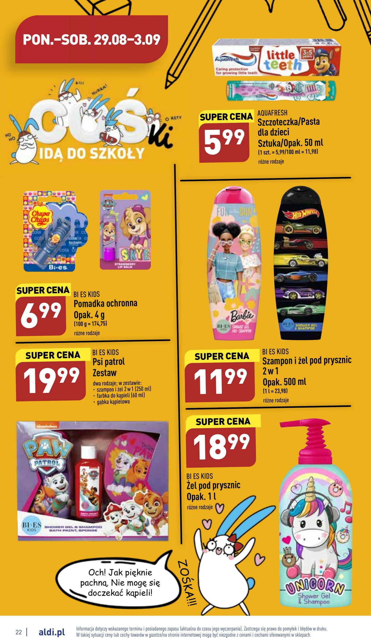 Gazetka Aldi 29.08.2022 - 03.09.2022