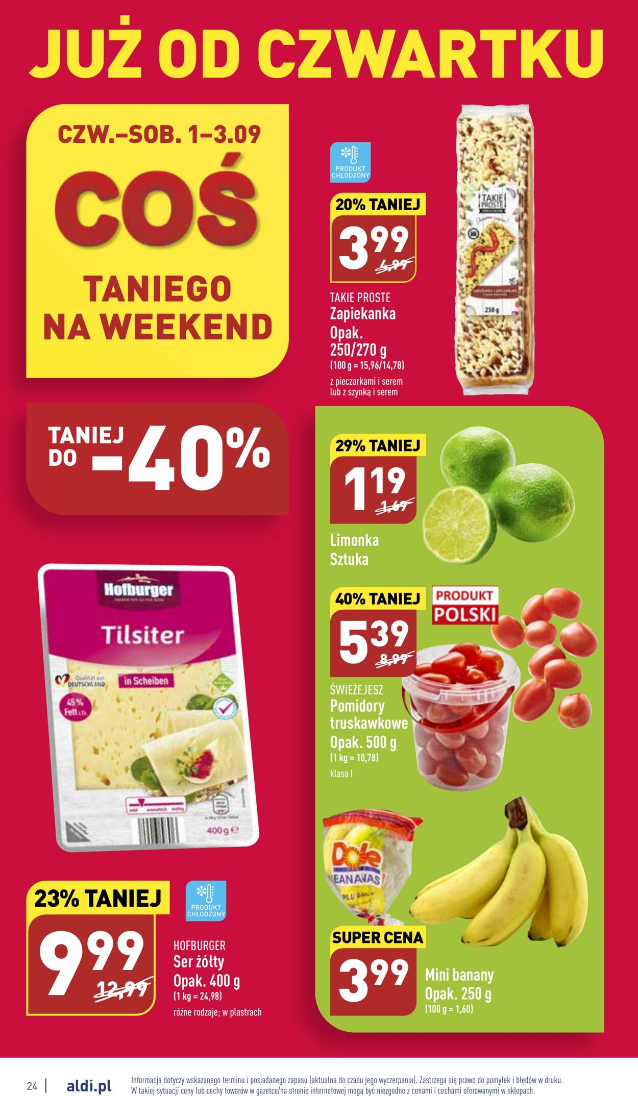 Gazetka Aldi 29.08.2022 - 03.09.2022